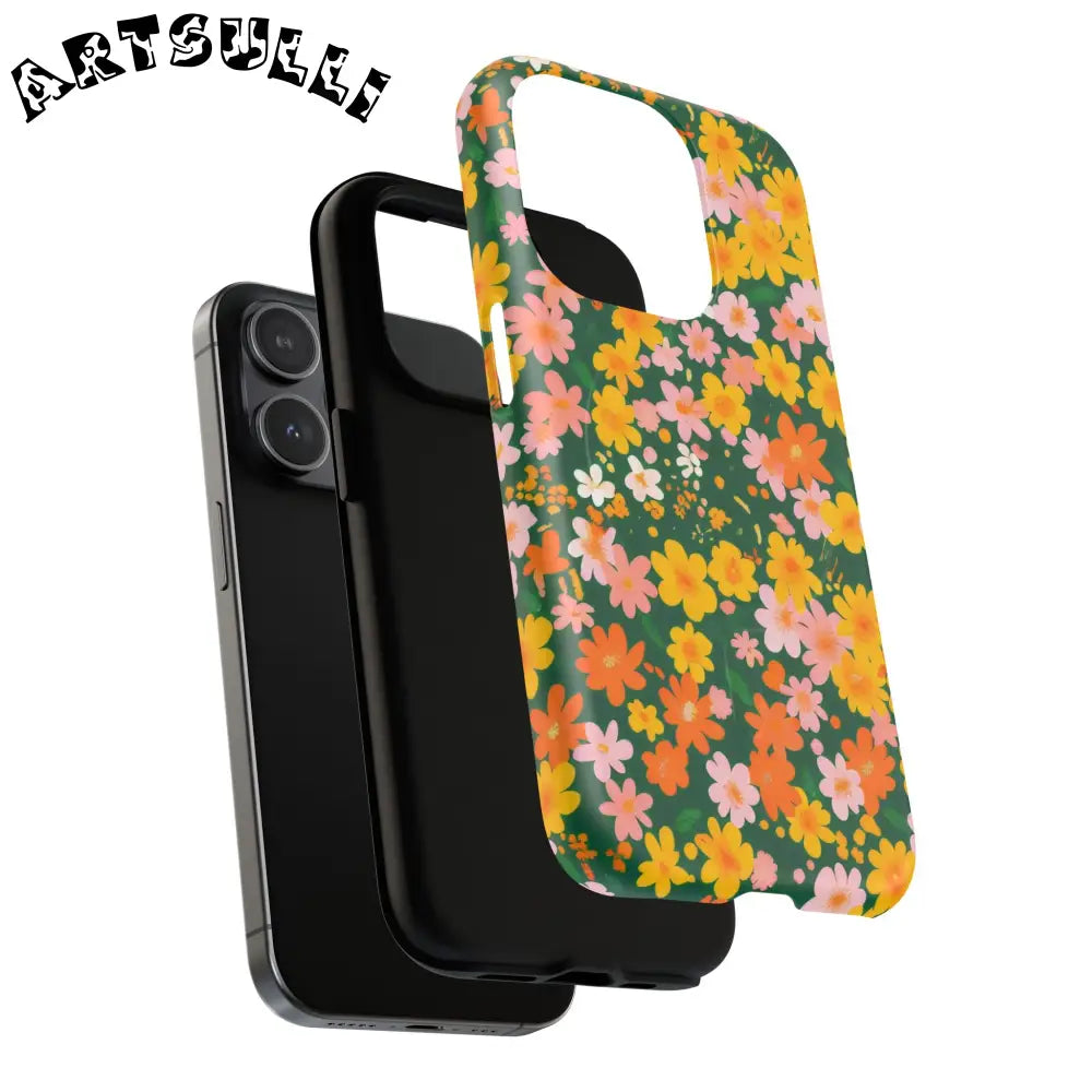 Floral MagSafe iPhone Case, Artsulli - Art is Long, Life is Short, Phone Case, , , , , , ,