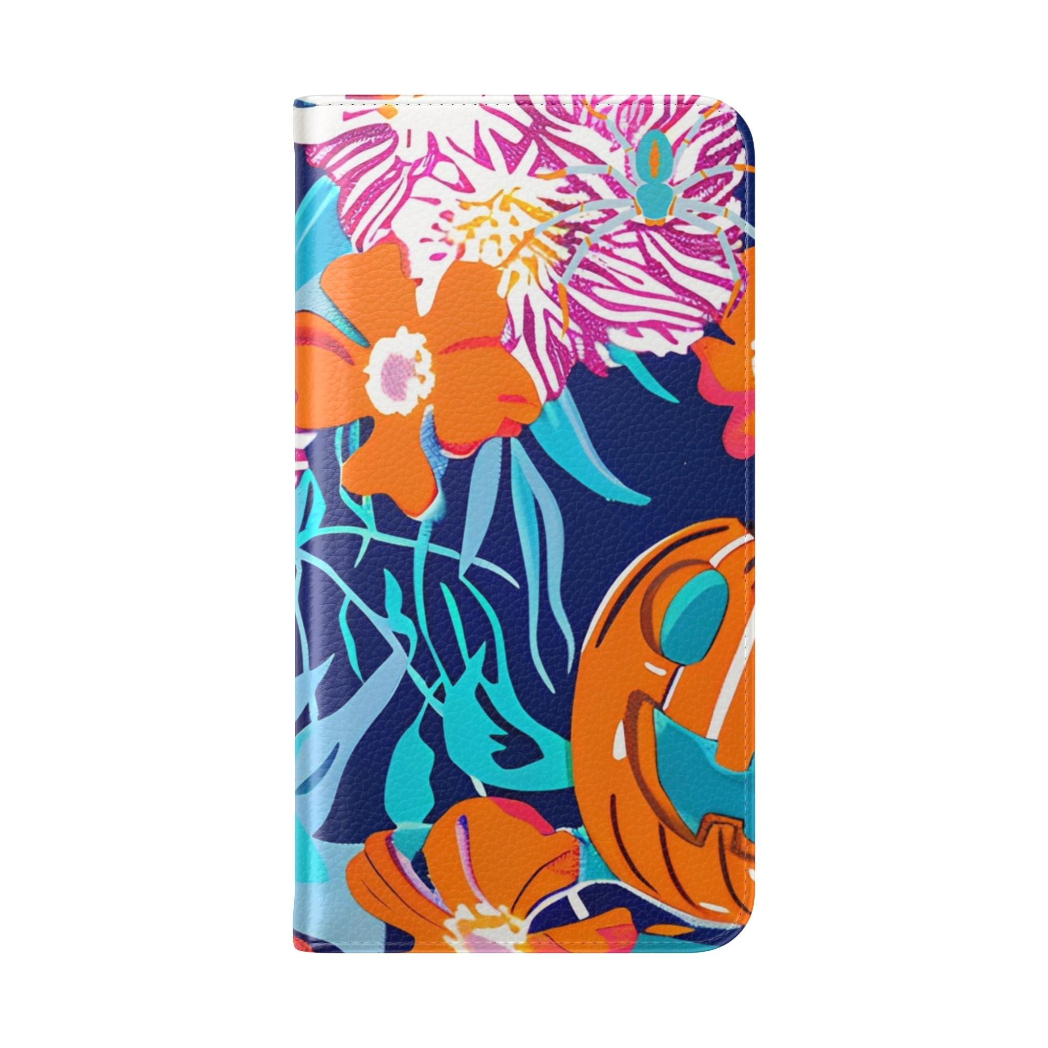Halloween Floral and Skull Flip Cases, Artsulli - Art is Long, Life is Short, Phone Case, , , , , , ,