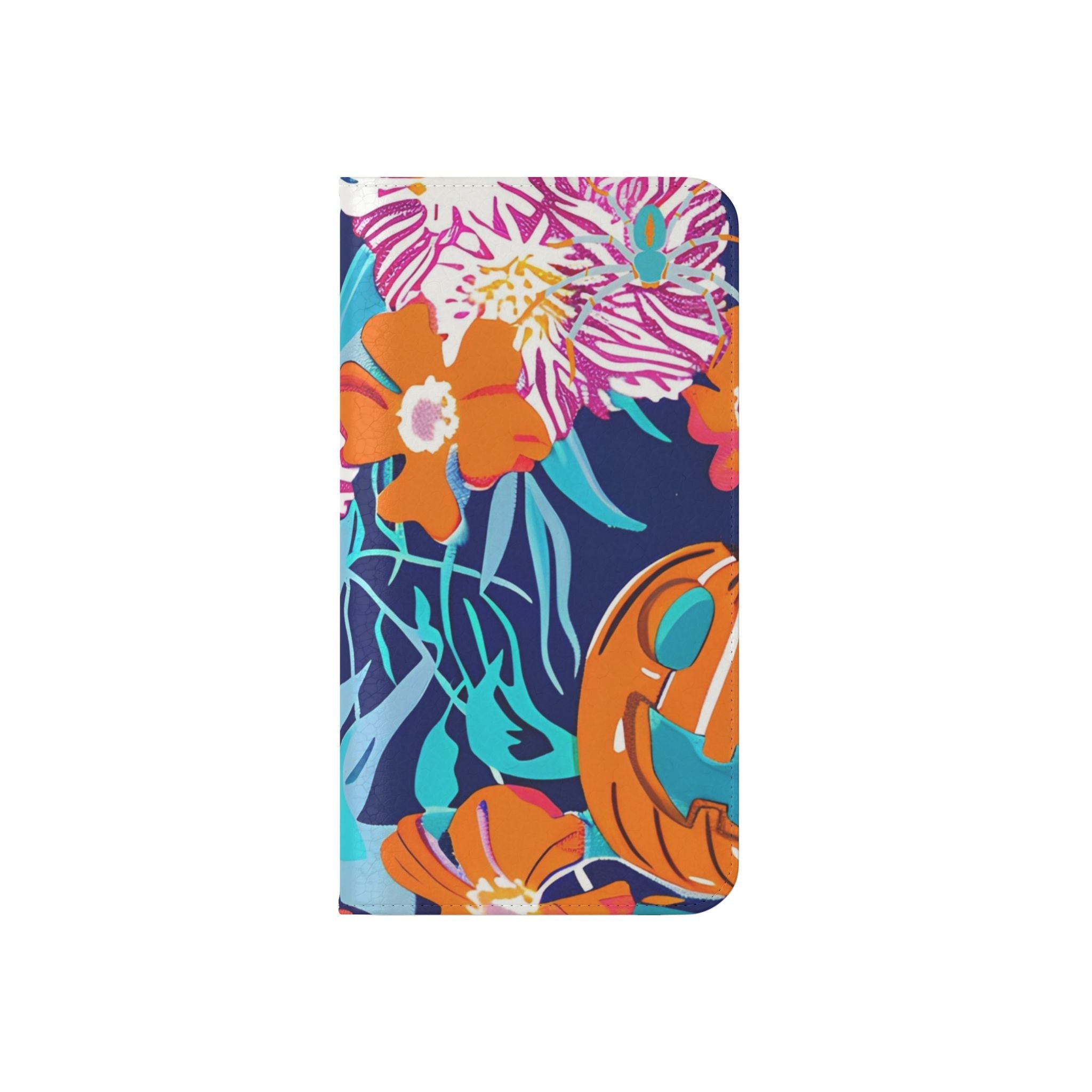 Halloween Floral and Skull Flip Cases, Artsulli - Art is Long, Life is Short, Phone Case, , , , , , ,