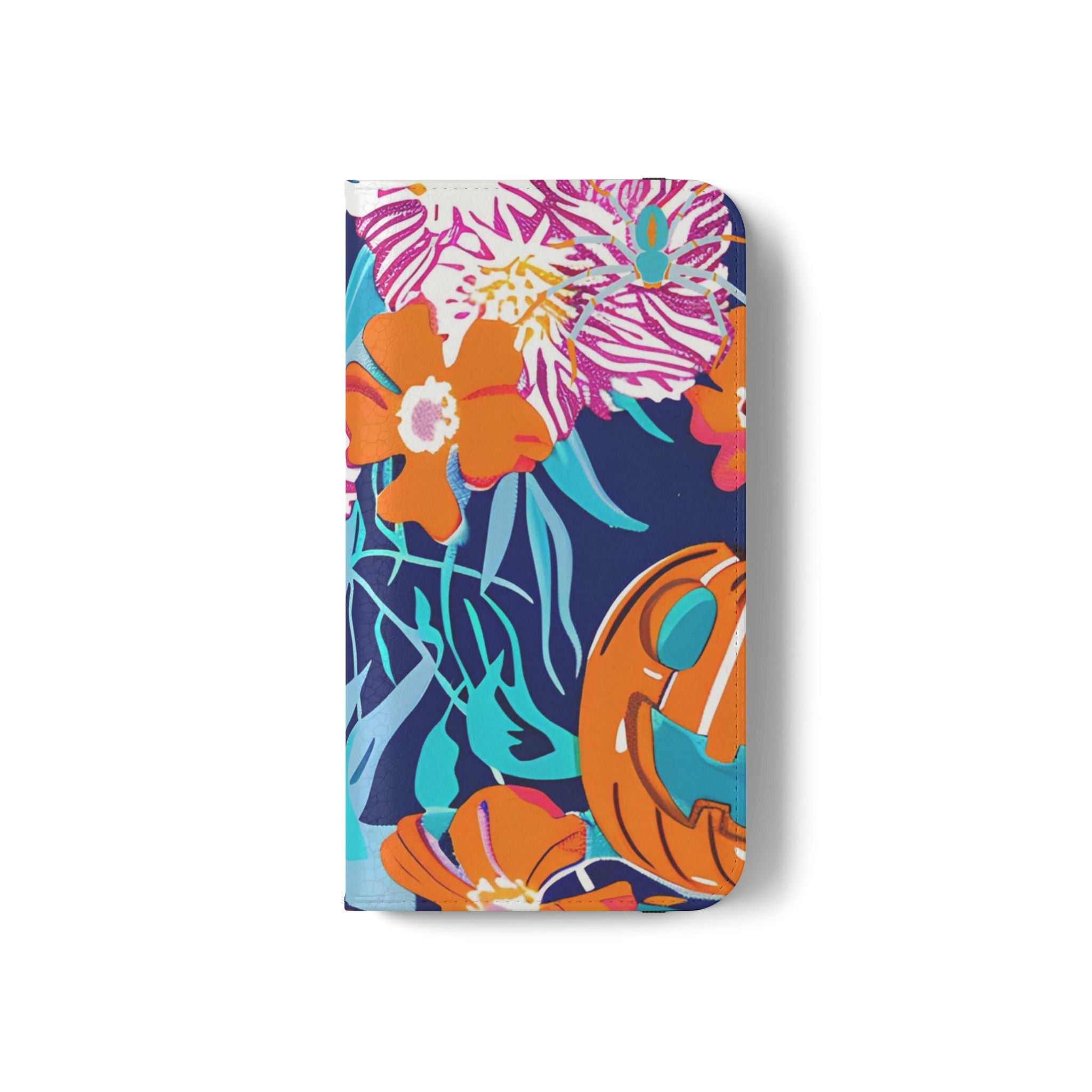 Halloween Floral and Skull Flip Cases, Artsulli - Art is Long, Life is Short, Phone Case, , , , , , ,