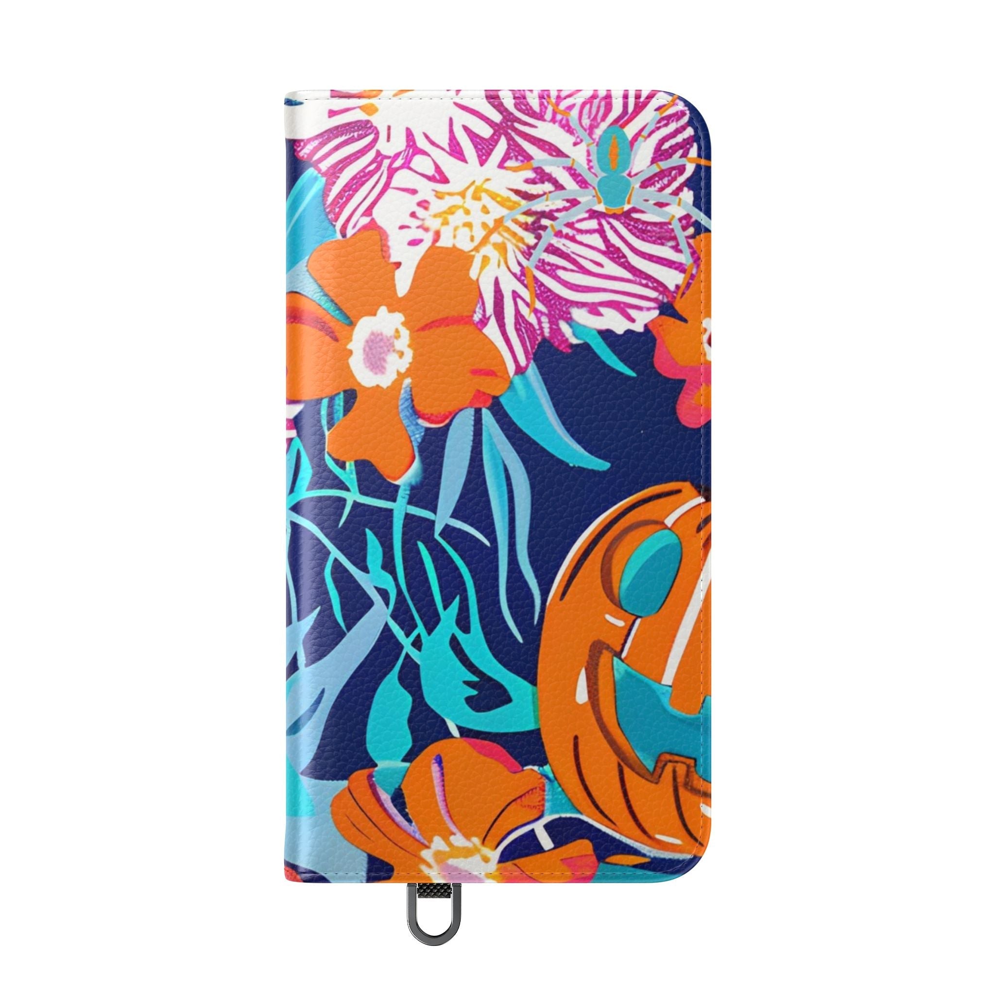Halloween Floral and Skull Flip Cases, Artsulli - Art is Long, Life is Short, Phone Case, , , , , , ,