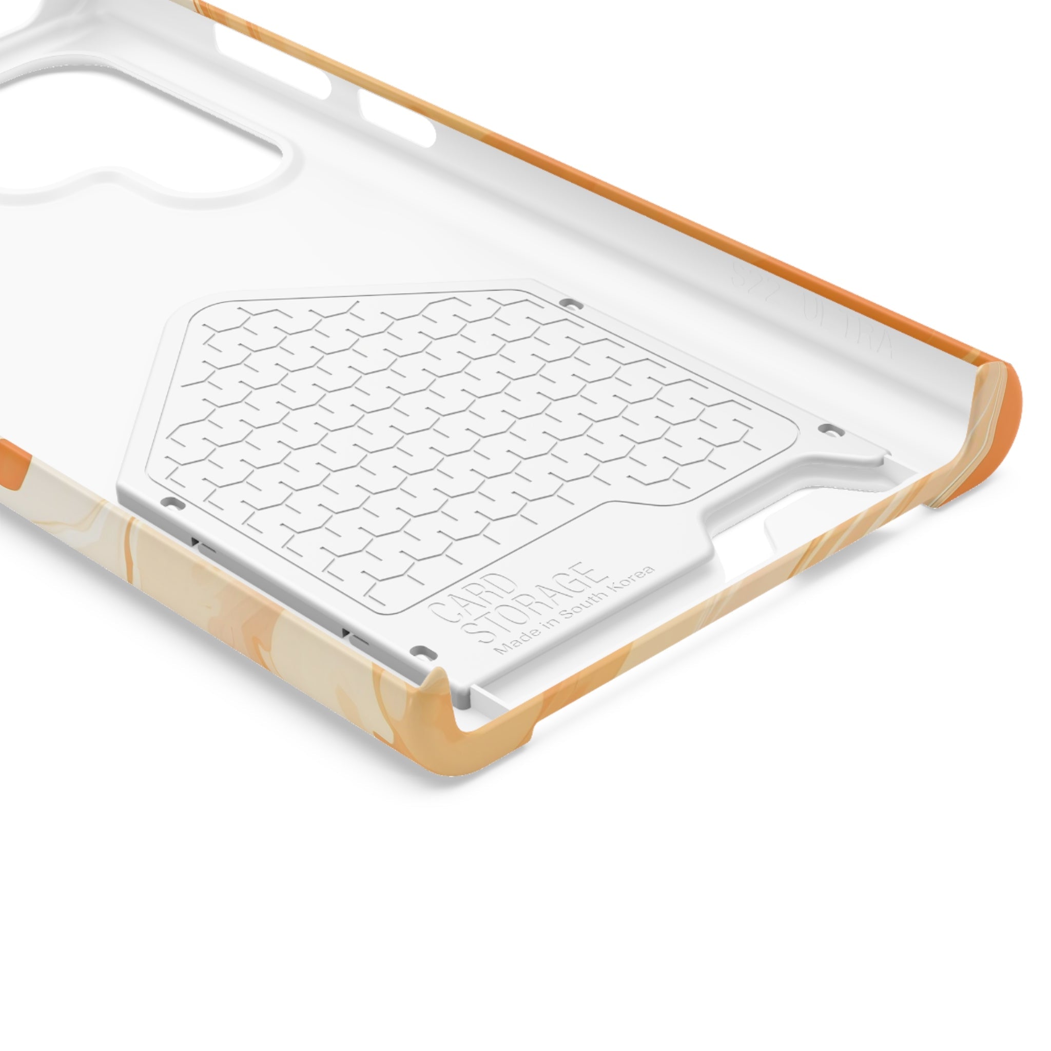 Orange Marble Cardholder Case, Artsulli - Art is Long, Life is Short, Phone Case, , , , , , ,