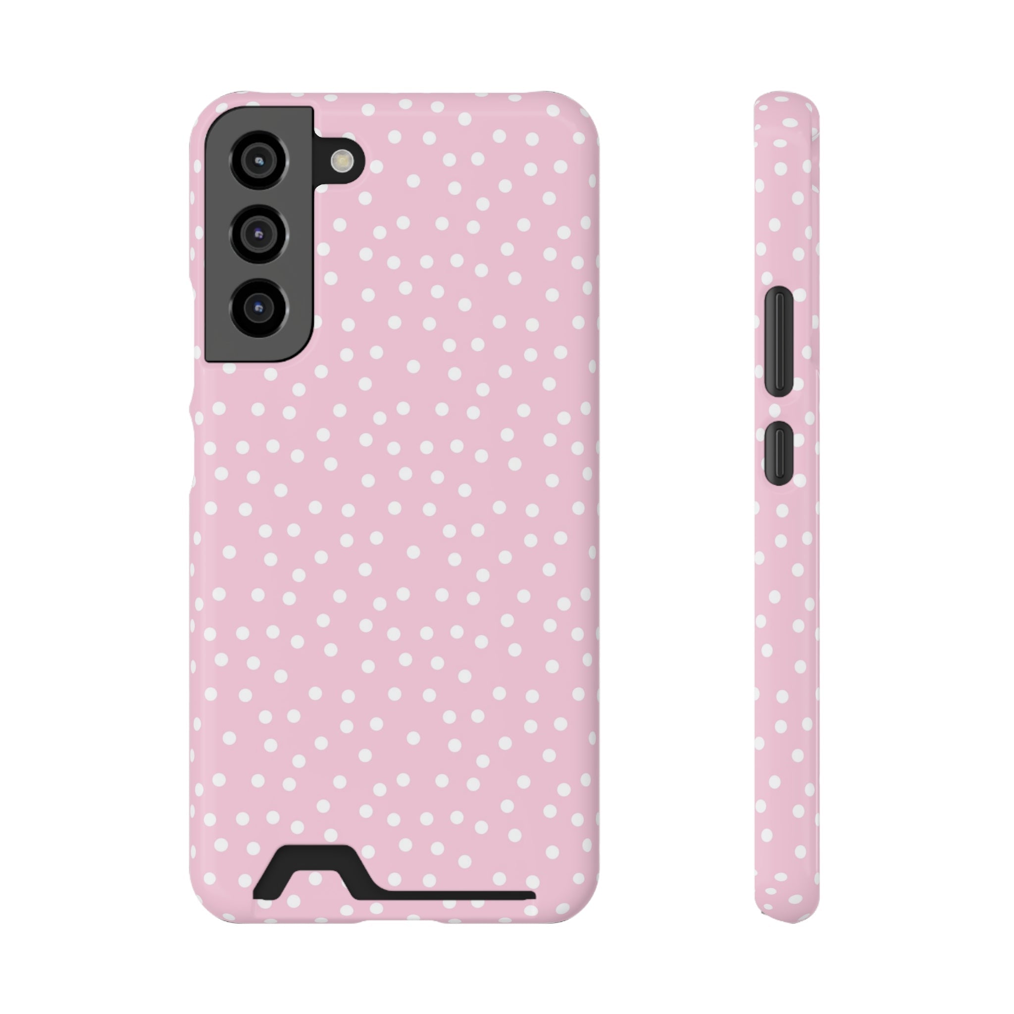 JAKKOUTTHEBXX Pink Polka Dot Cardholder Case 2025