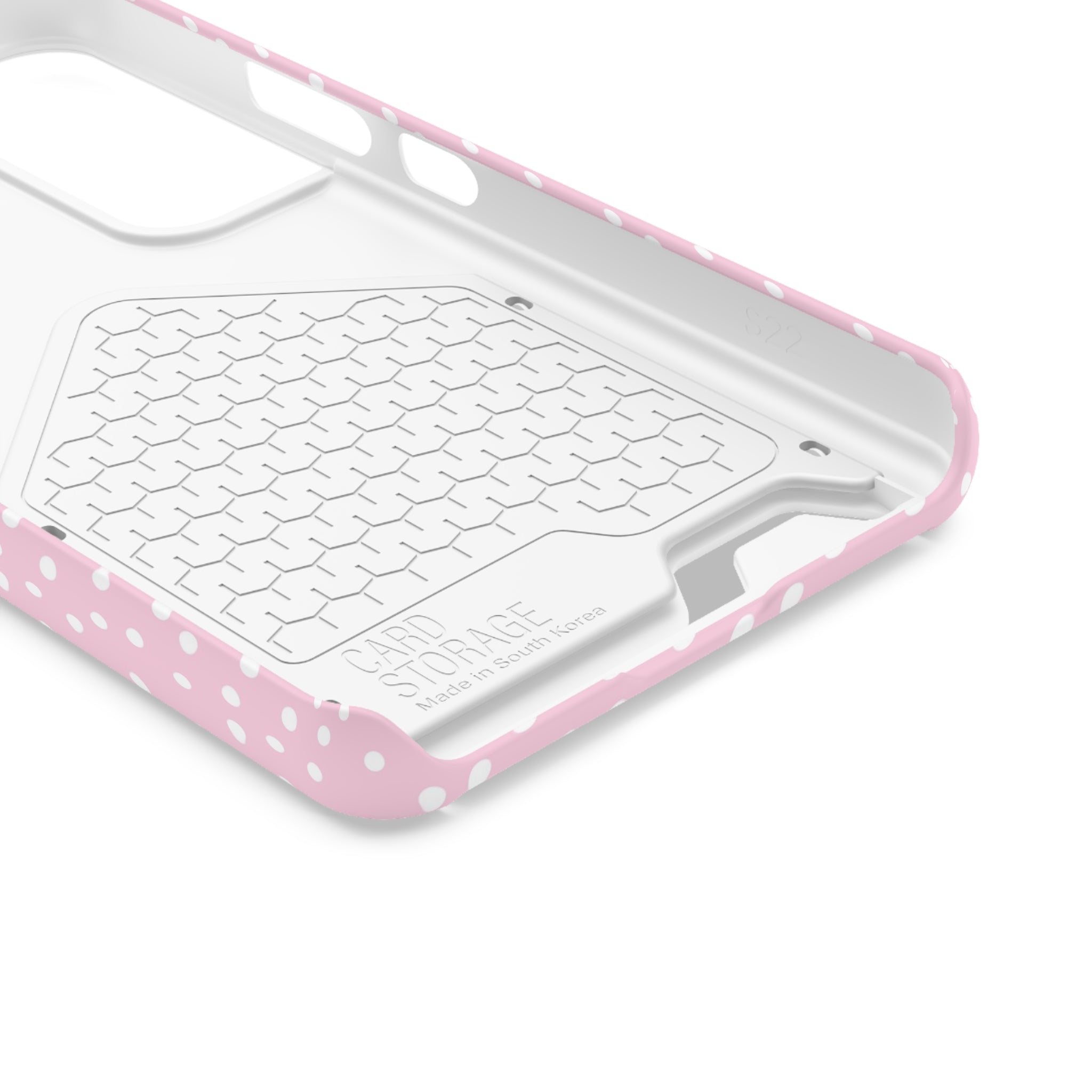 JAKKOUTTHEBXX Pink Polka Dot Cardholder Case 2025