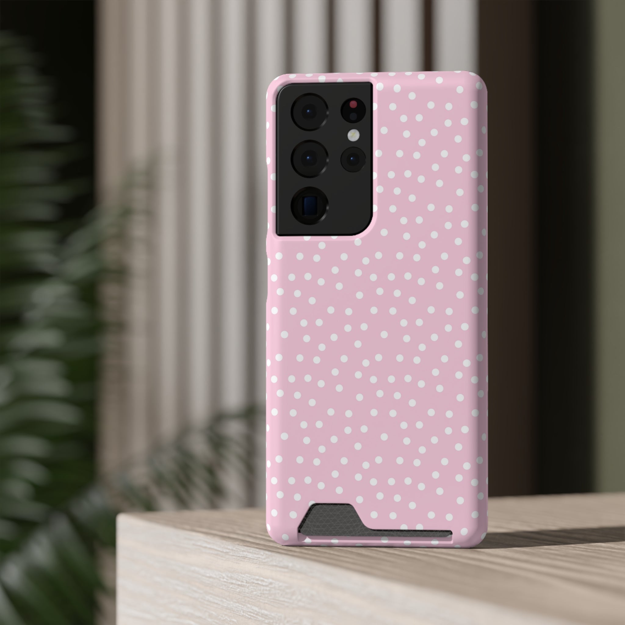 JAKKOUTTHEBXX Pink Polka Dot Cardholder Case 2025