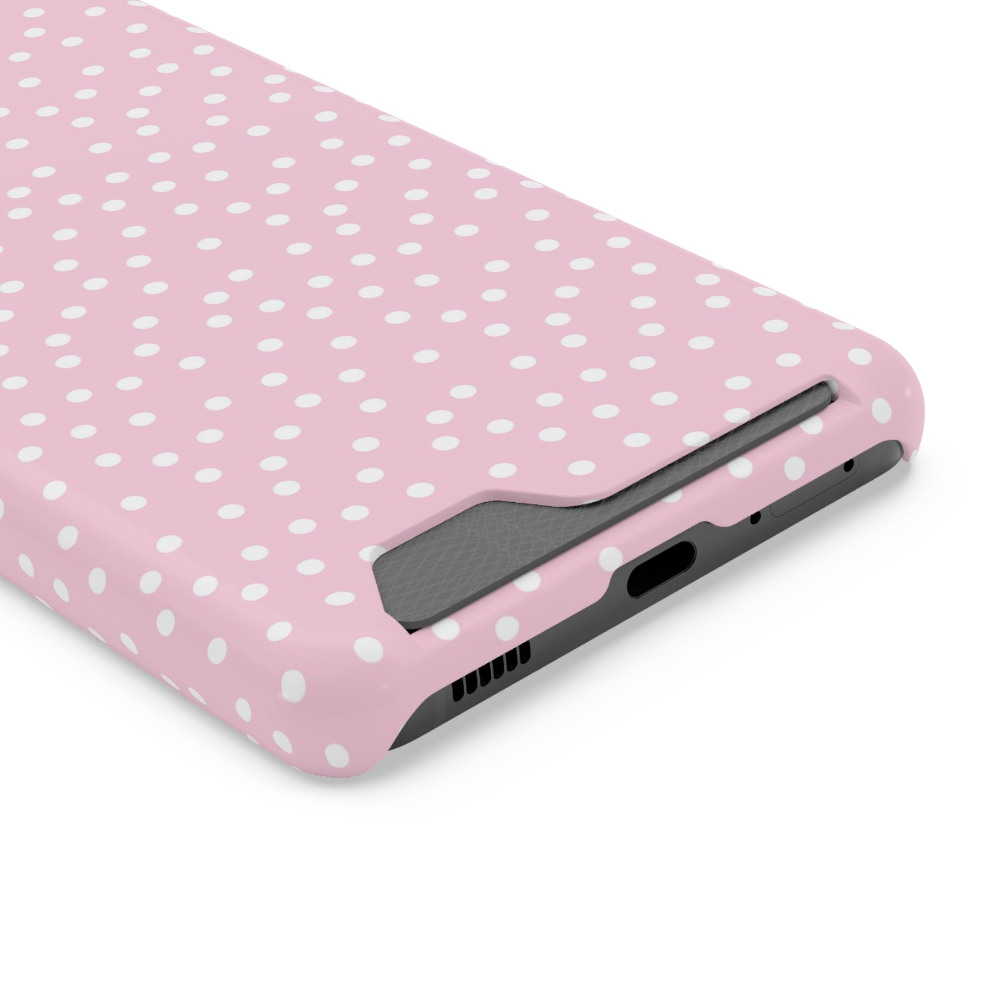 JAKKOUTTHEBXX Pink Polka Dot Cardholder Case 2025
