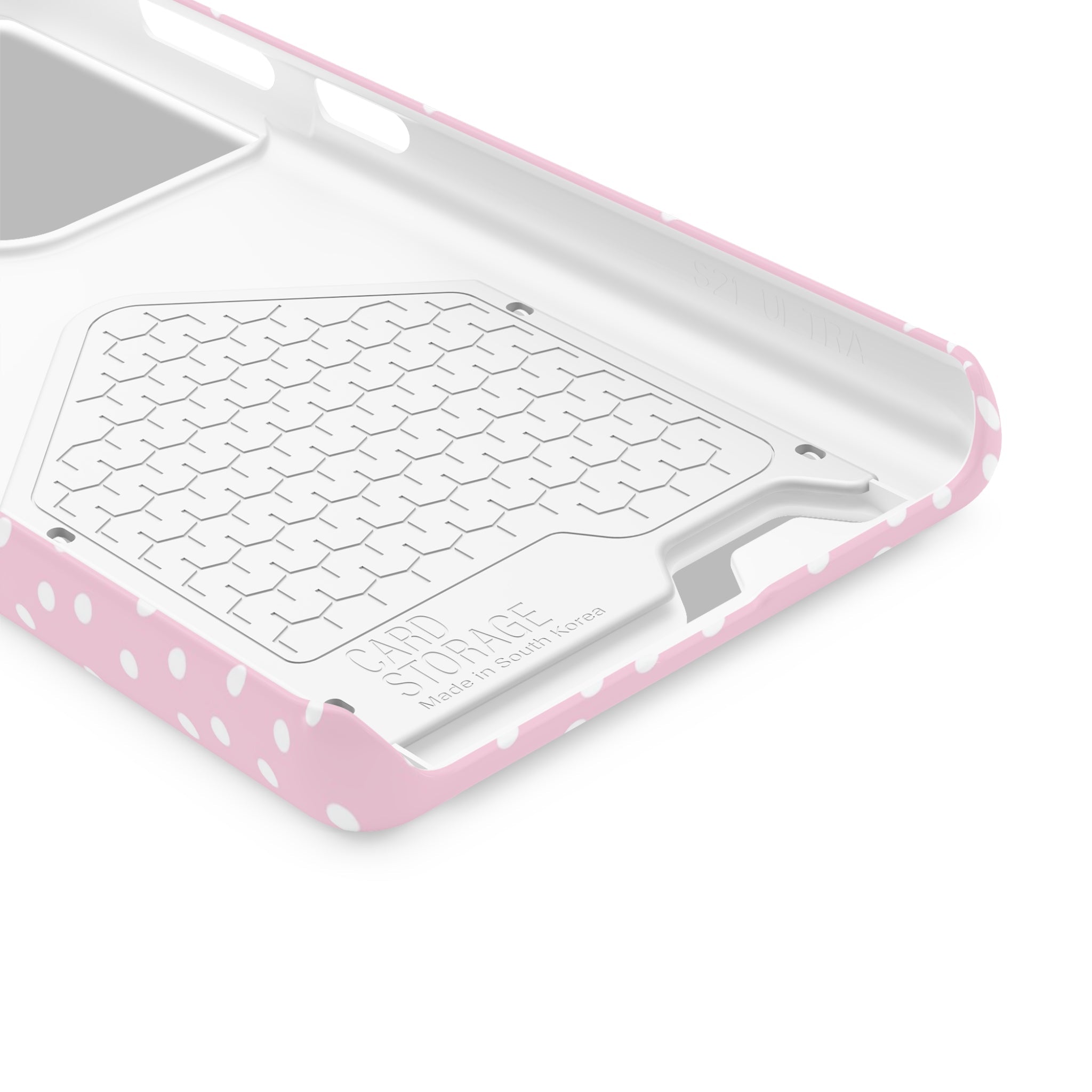 JAKKOUTTHEBXX Pink Polka Dot Cardholder Case 2025