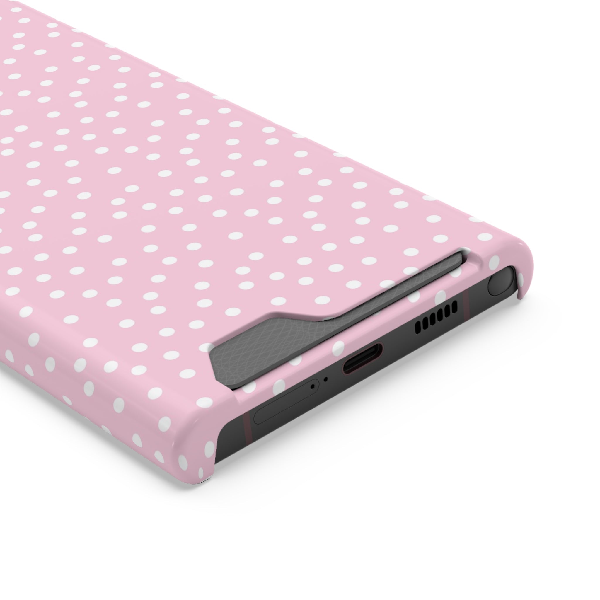 JAKKOUTTHEBXX Pink Polka Dot Cardholder Case 2025