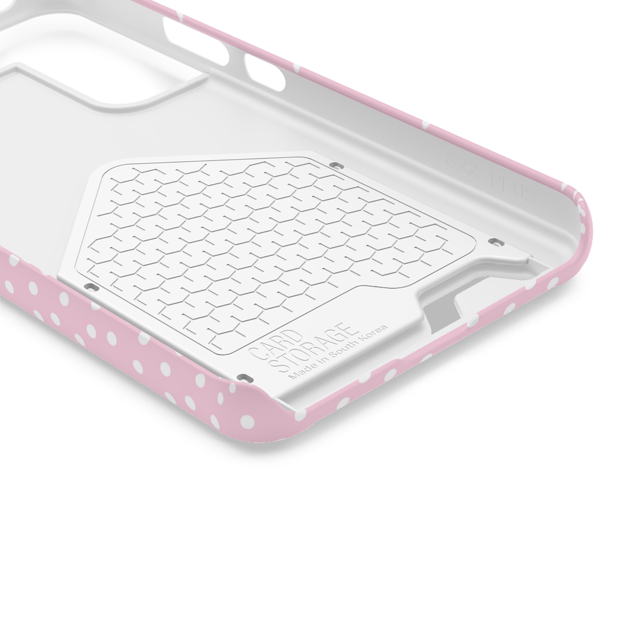 JAKKOUTTHEBXX Pink Polka Dot Cardholder Case 2025