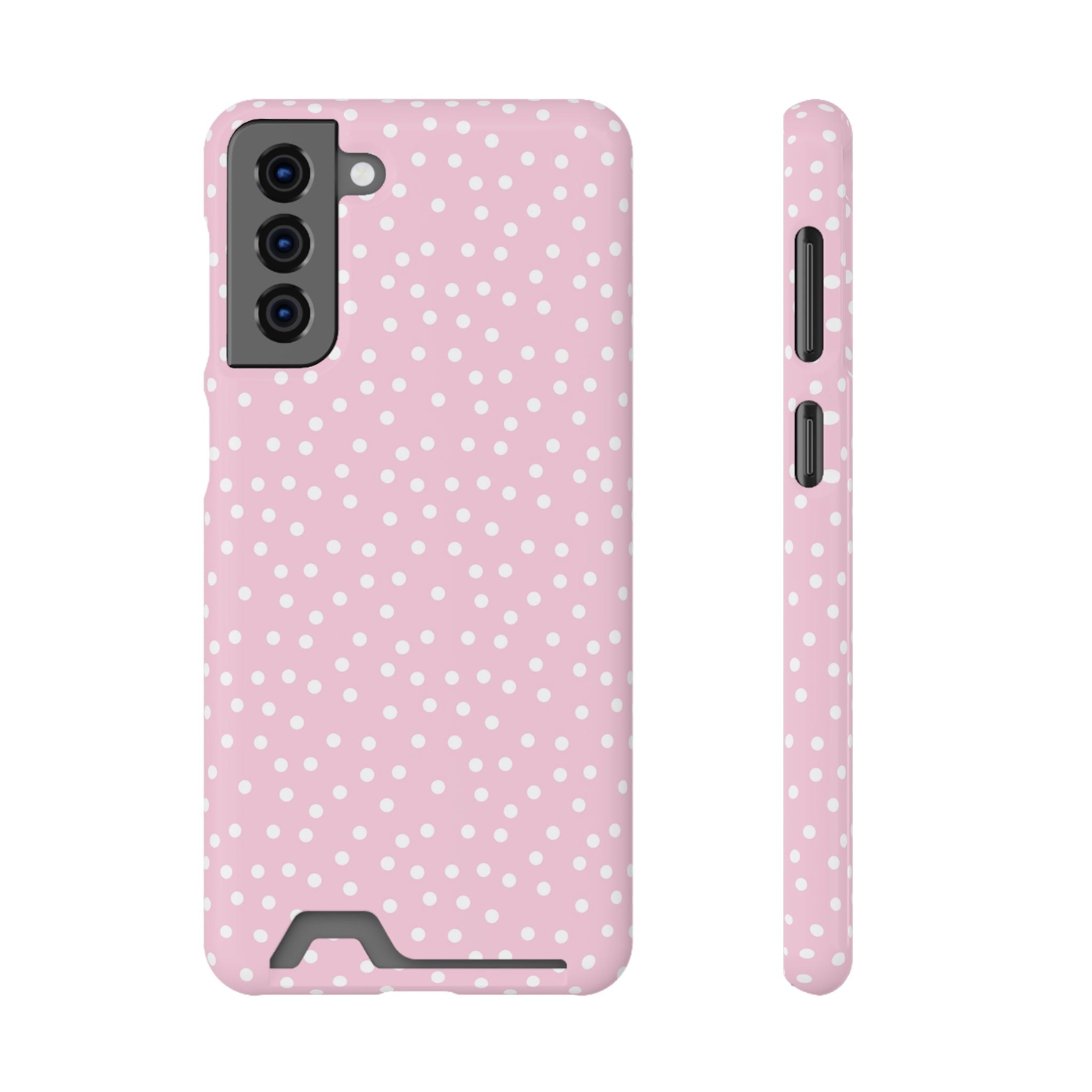 JAKKOUTTHEBXX Pink Polka Dot Cardholder Case 2025