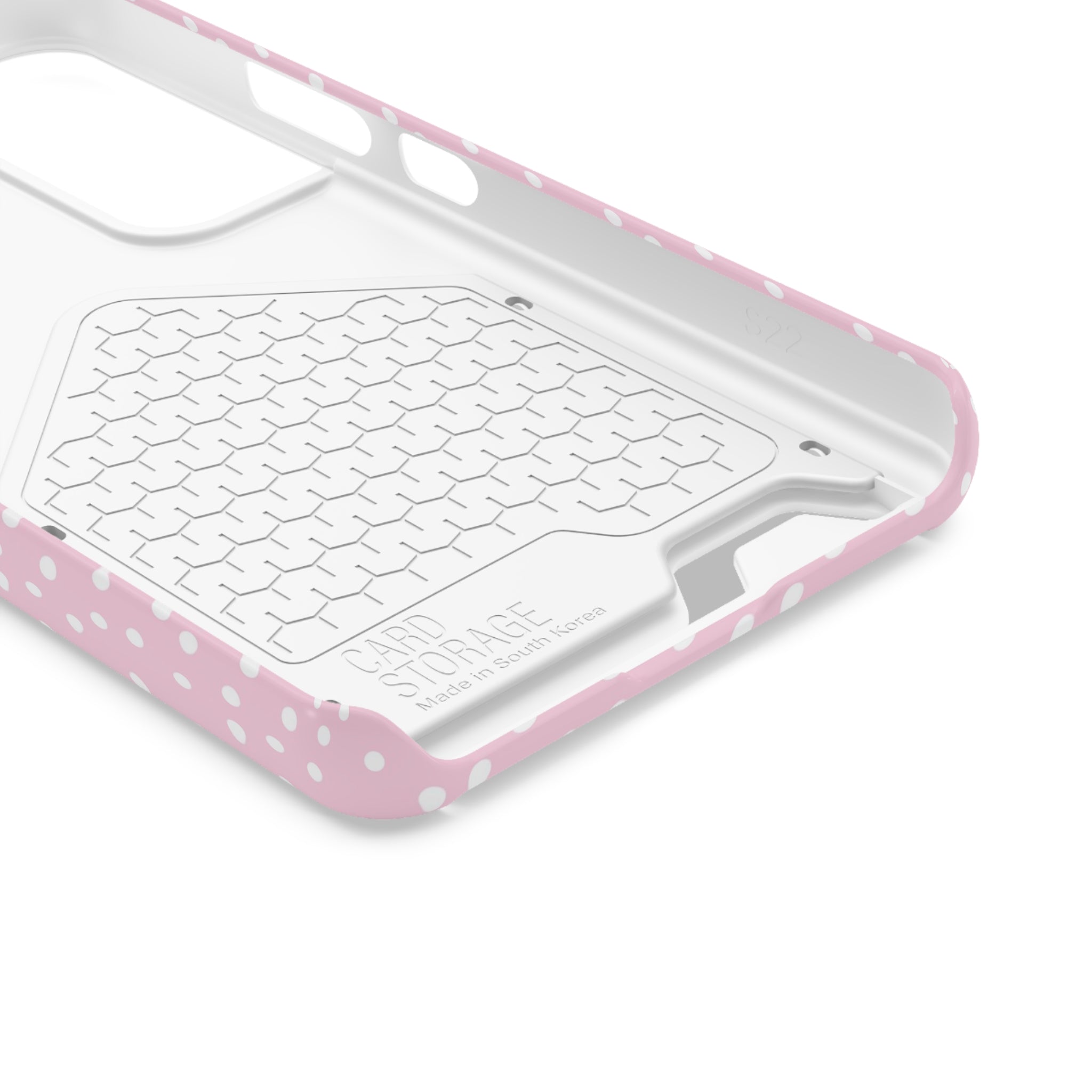 JAKKOUTTHEBXX Pink Polka Dot Cardholder Case 2025