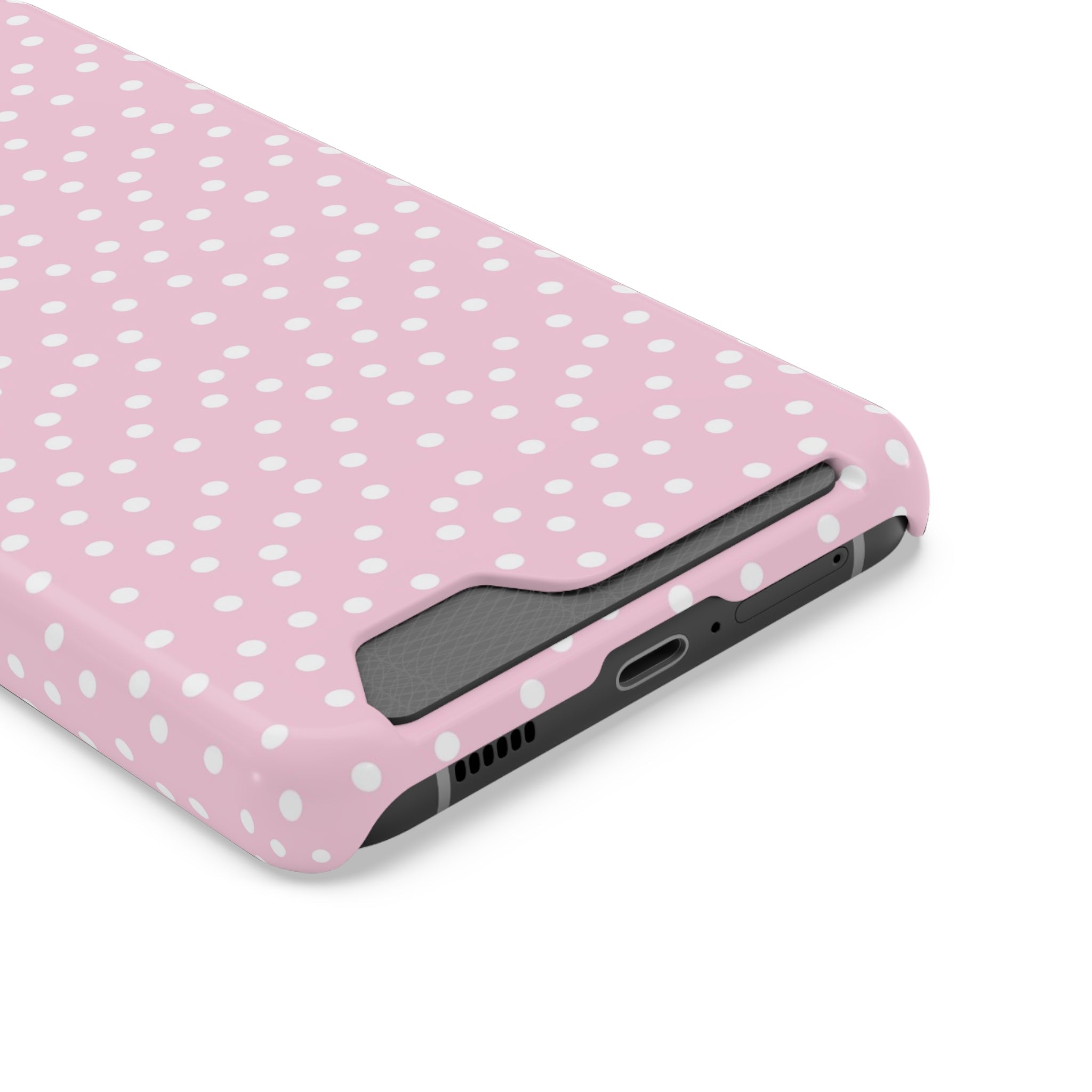 JAKKOUTTHEBXX Pink Polka Dot Cardholder Case 2025
