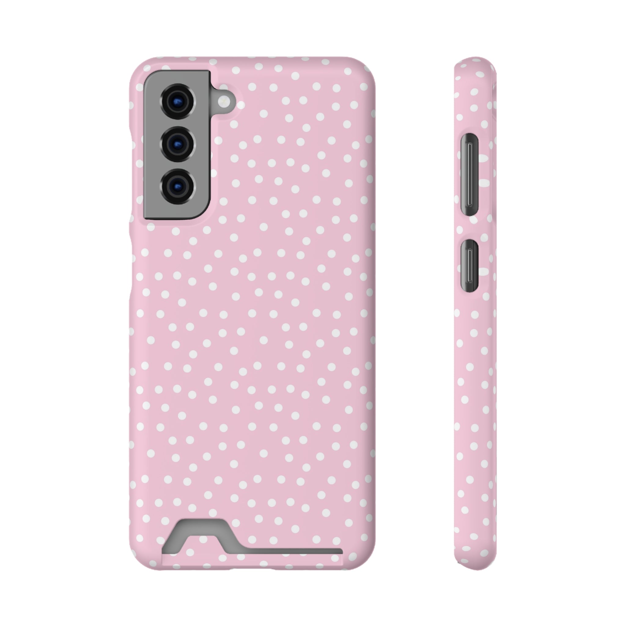 JAKKOUTTHEBXX Pink Polka Dot Cardholder Case 2025