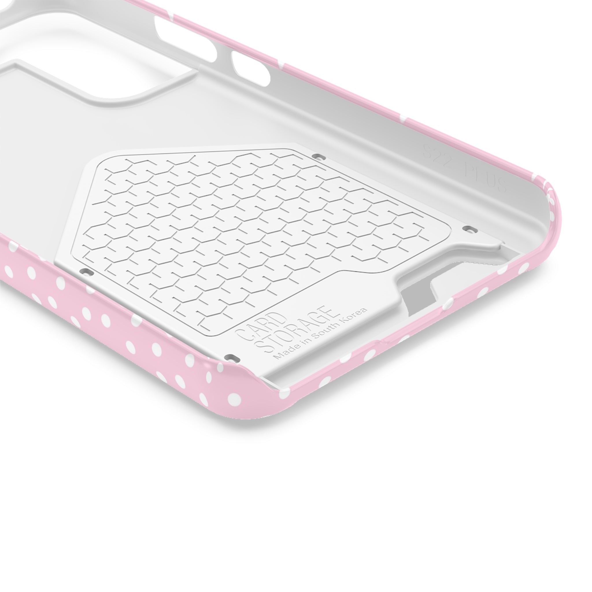 JAKKOUTTHEBXX Pink Polka Dot Cardholder Case 2025