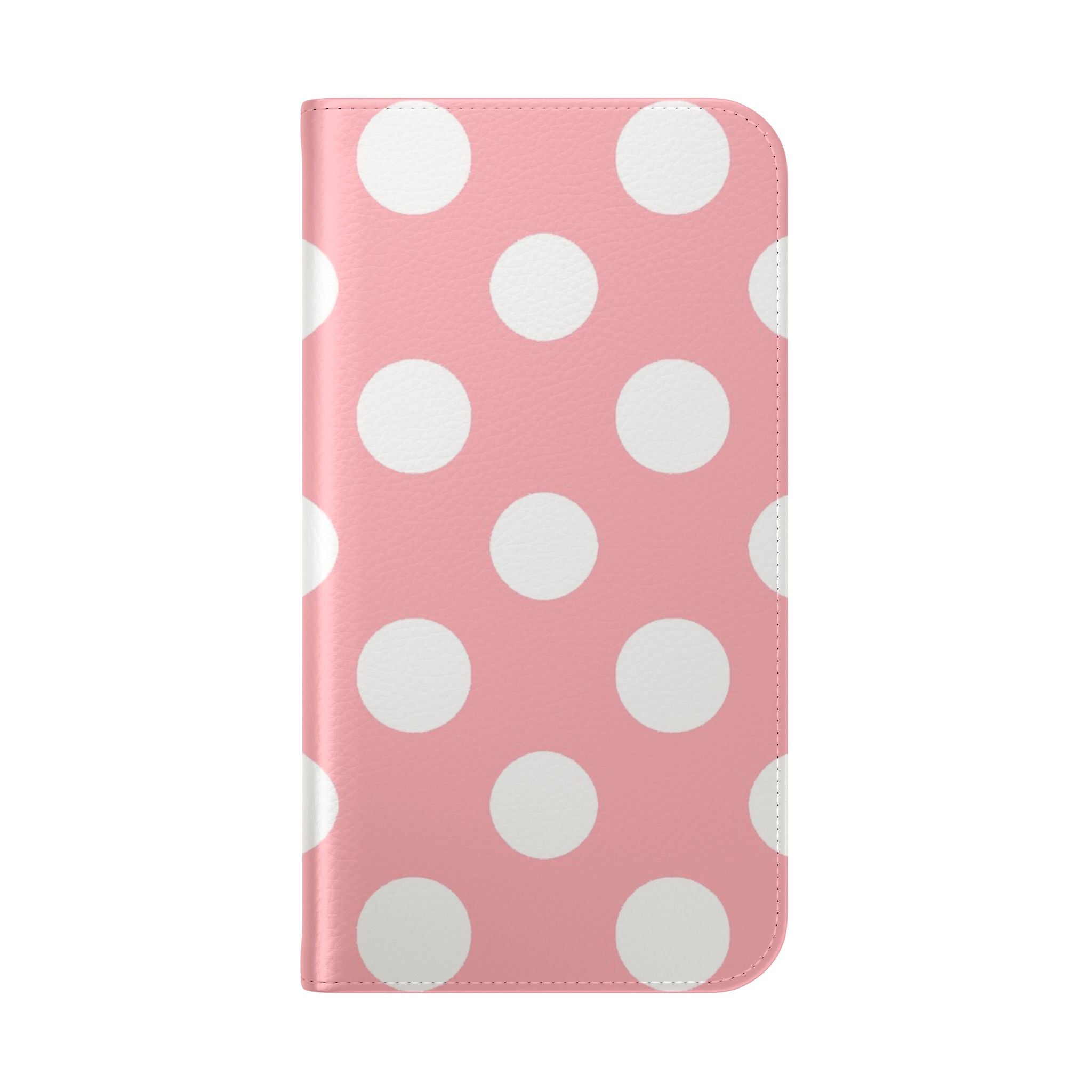 Pink Polka Dot Flip Cases, Artsulli - Art is Long, Life is Short, Phone Case, , , , , , ,