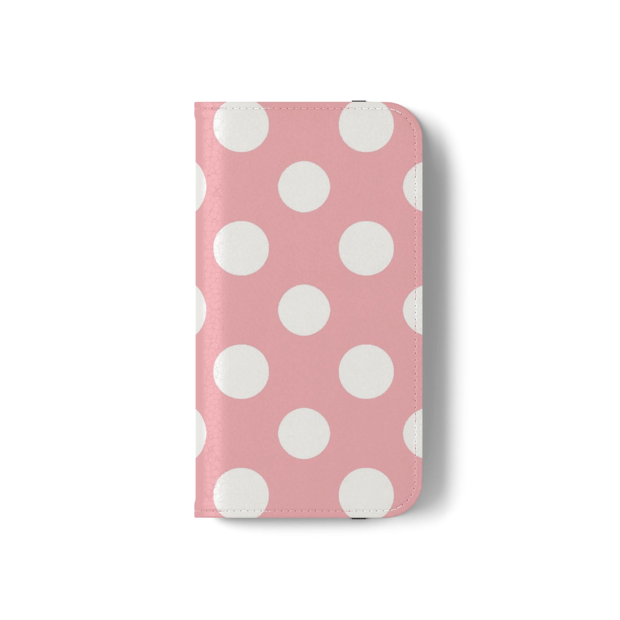Pink Polka Dot Flip Cases, Artsulli - Art is Long, Life is Short, Phone Case, , , , , , ,