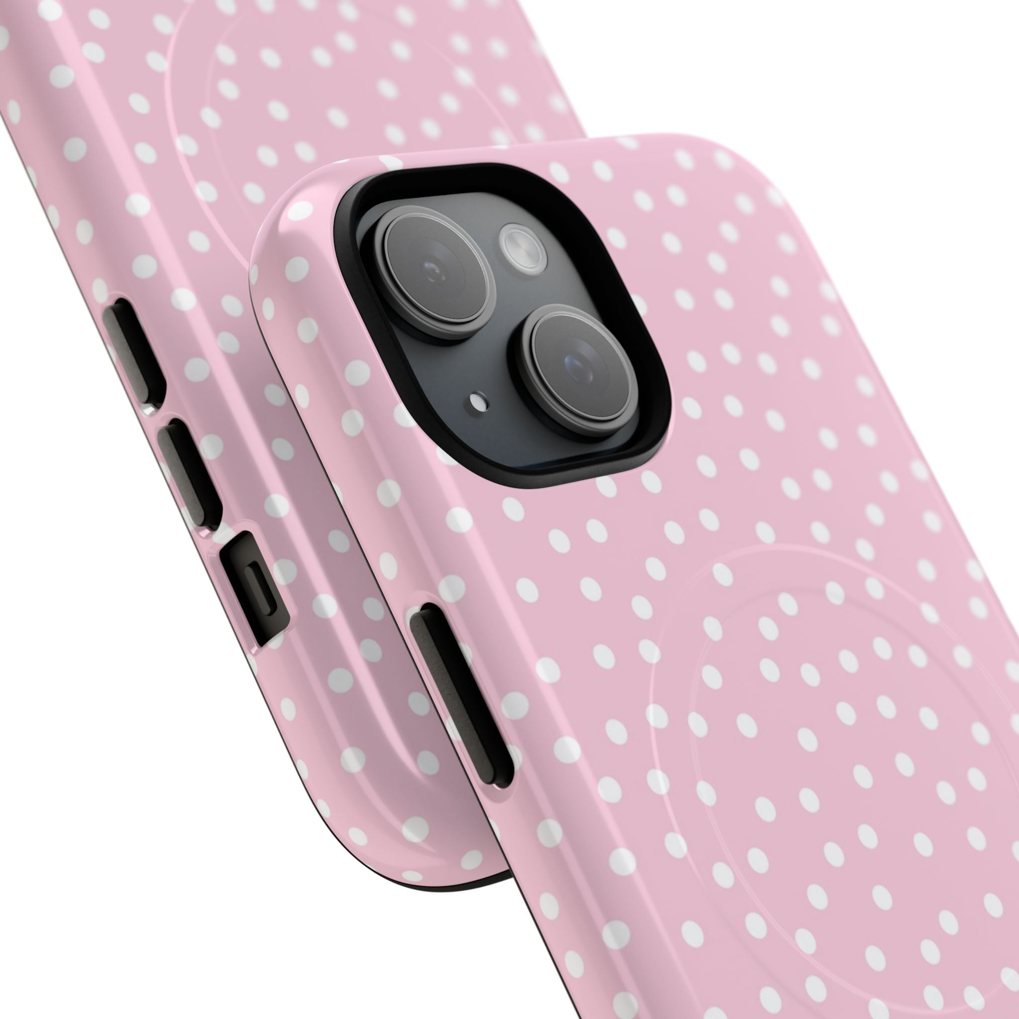 Pink Polka Dot MagSafe Phone Case, Artsulli - Art is Long, Life is Short, Phone Case, , , , , , ,