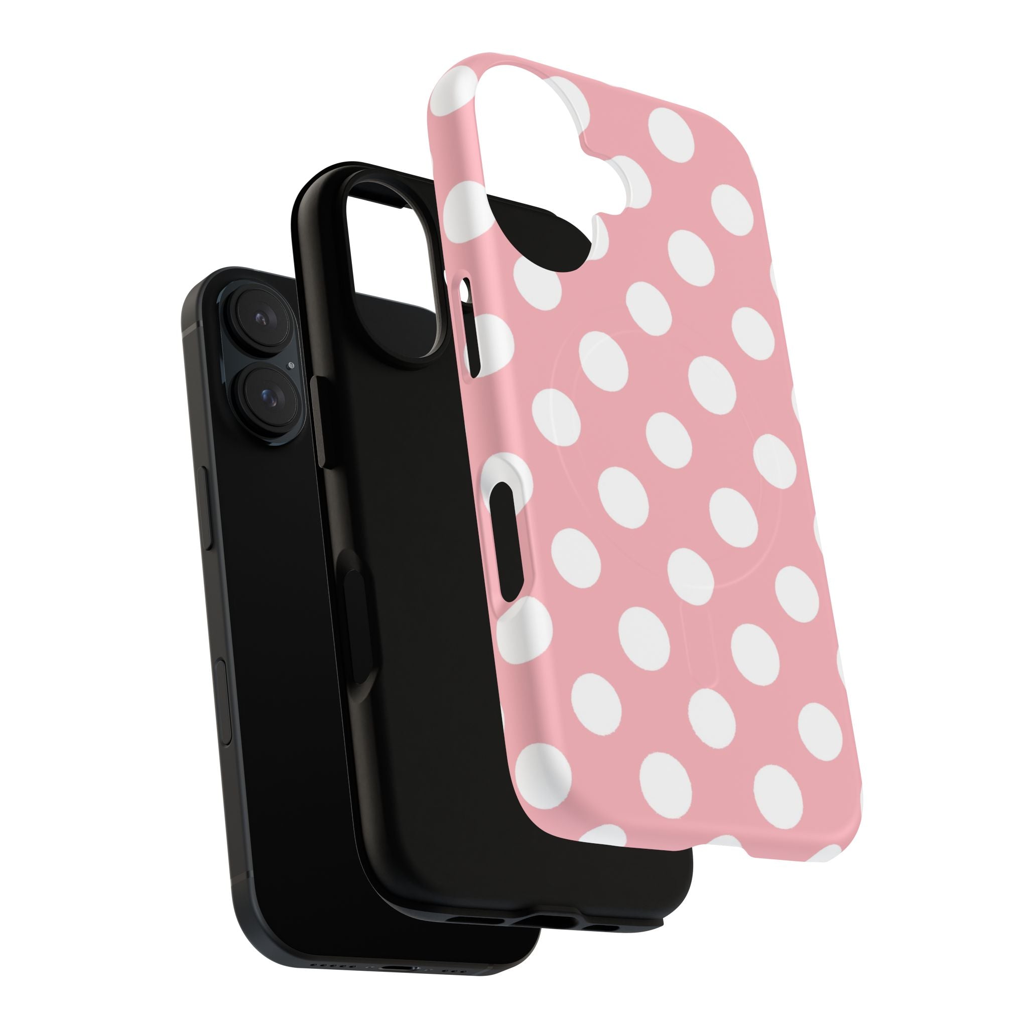 Pink Polka Dot MagSafe Phone Case, Artsulli - Art is Long, Life is Short, Phone Case, , , , , , ,