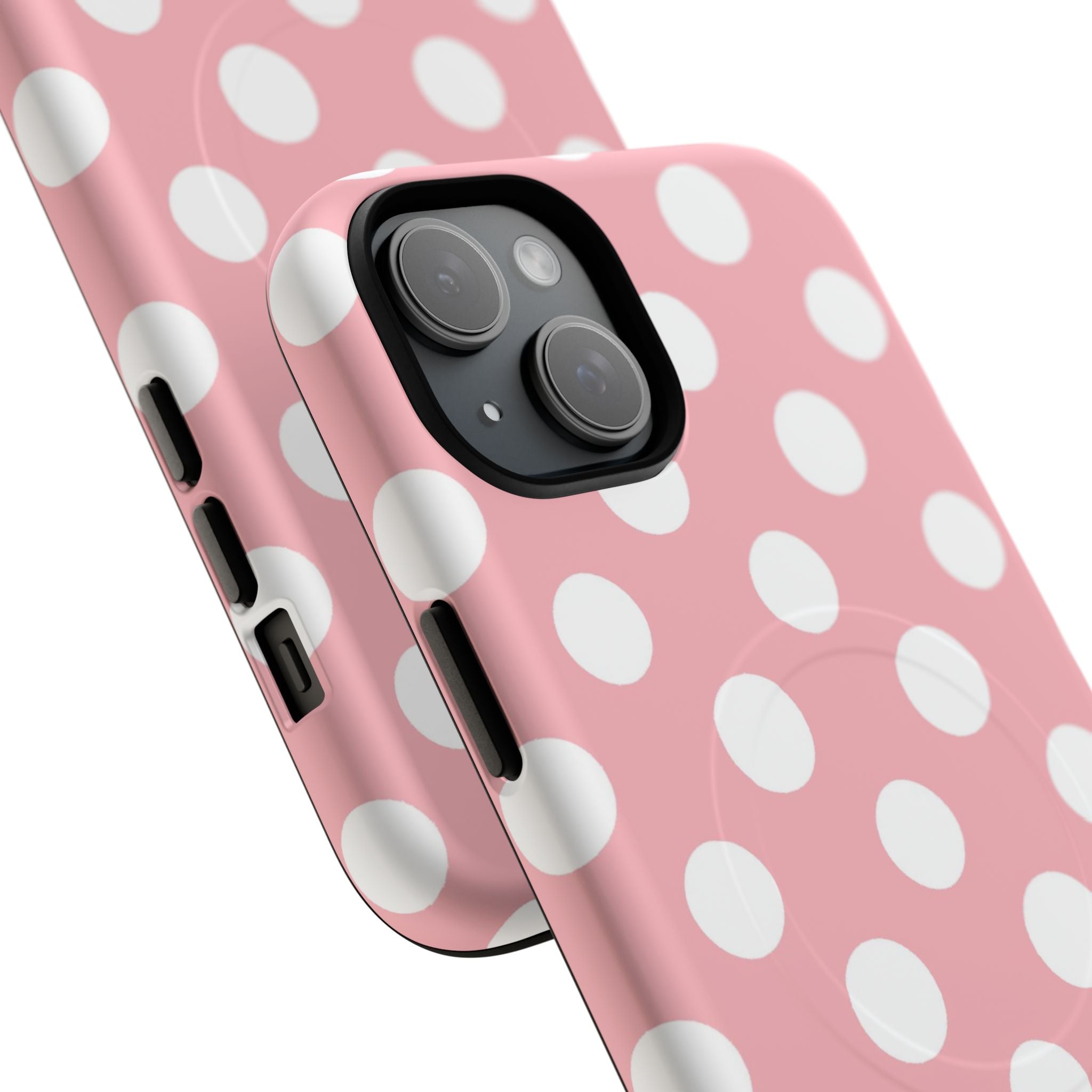 Pink Polka Dot MagSafe Phone Case, Artsulli - Art is Long, Life is Short, Phone Case, , , , , , ,