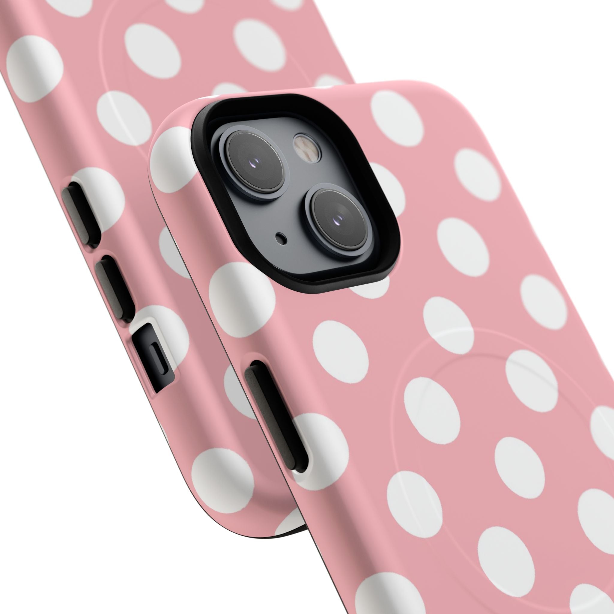 Pink Polka Dot MagSafe Phone Case, Artsulli - Art is Long, Life is Short, Phone Case, , , , , , ,
