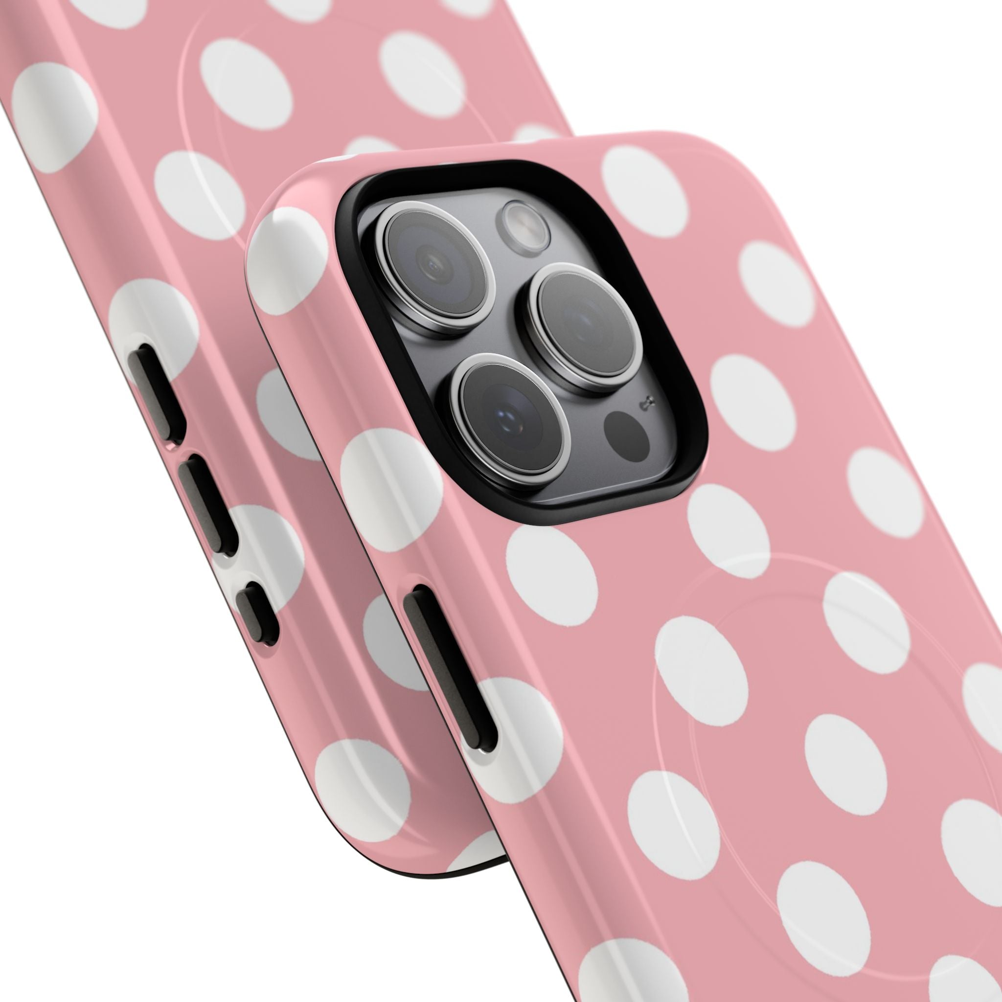 Pink Polka Dot MagSafe Phone Case, Artsulli - Art is Long, Life is Short, Phone Case, , , , , , ,