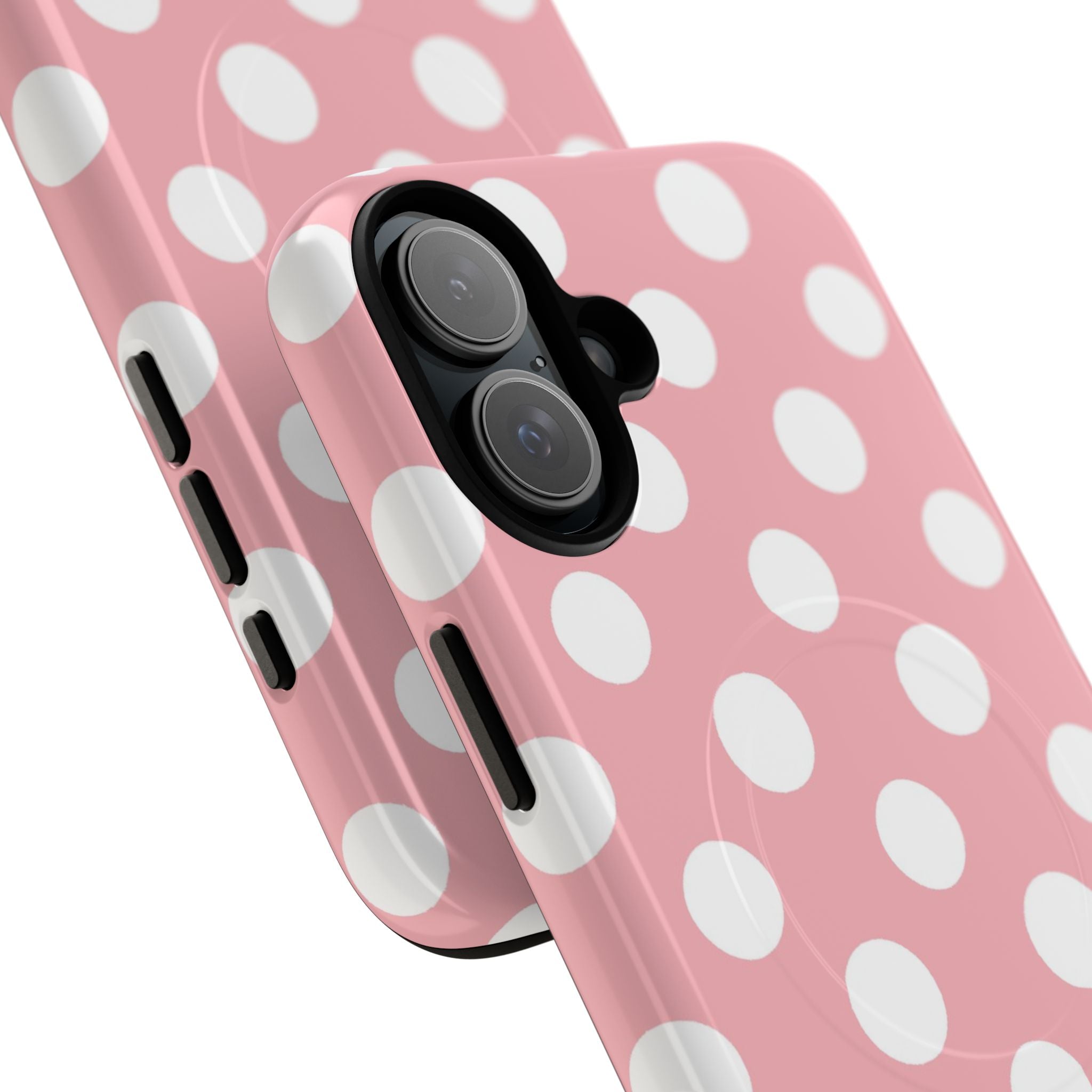 Pink Polka Dot MagSafe Phone Case, Artsulli - Art is Long, Life is Short, Phone Case, , , , , , ,