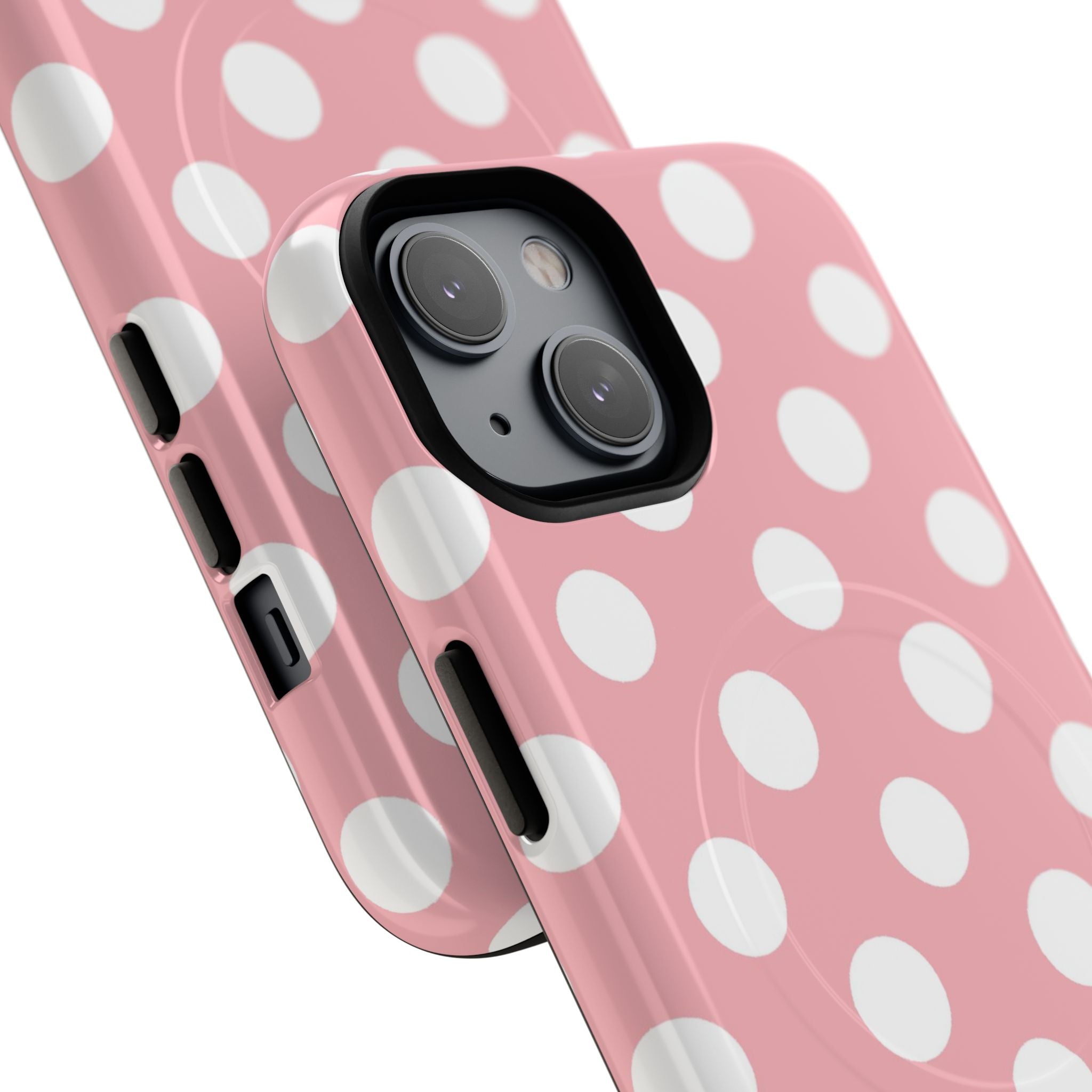 Pink Polka Dot MagSafe Phone Case, Artsulli - Art is Long, Life is Short, Phone Case, , , , , , ,