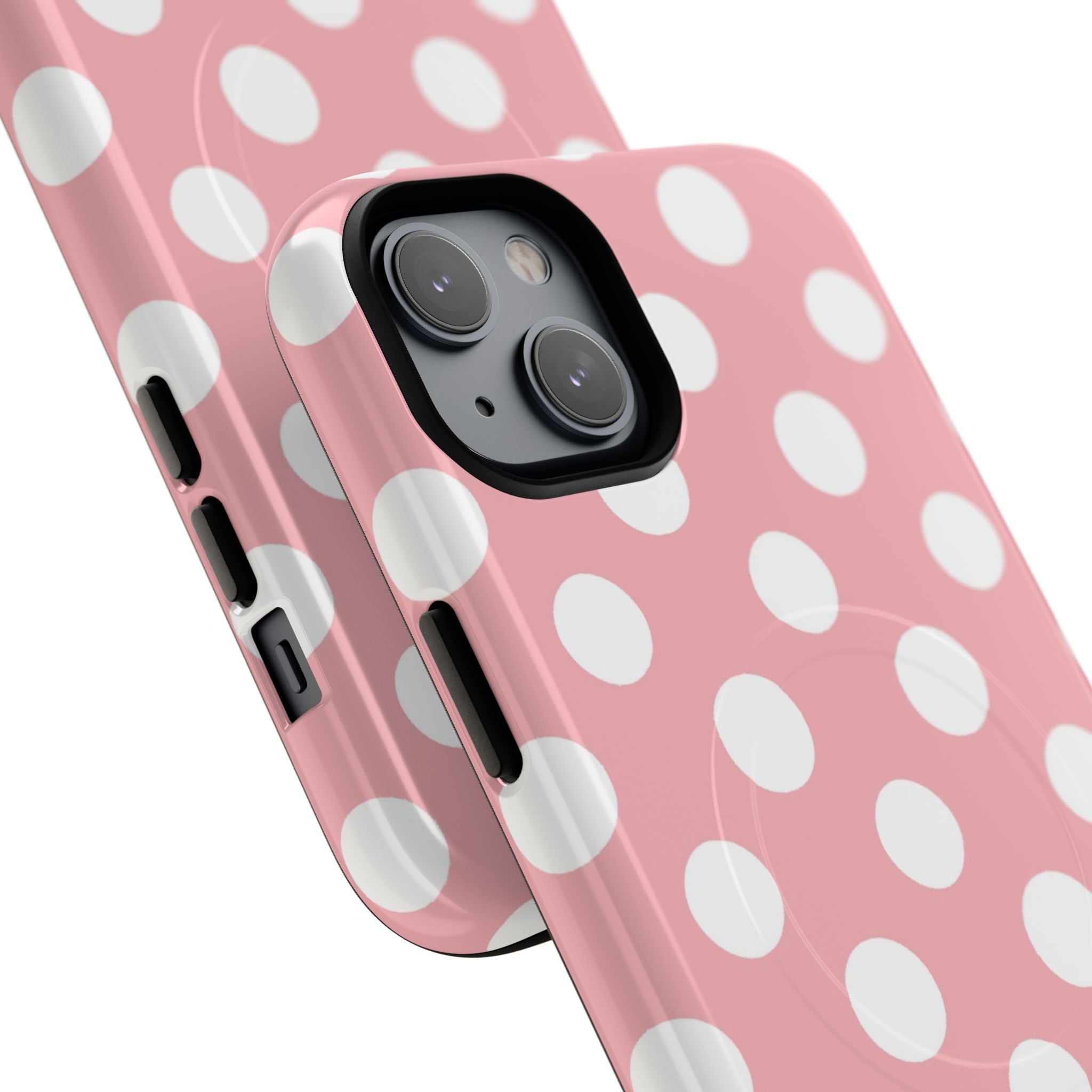 Pink Polka Dot MagSafe Phone Case, Artsulli - Art is Long, Life is Short, Phone Case, , , , , , ,