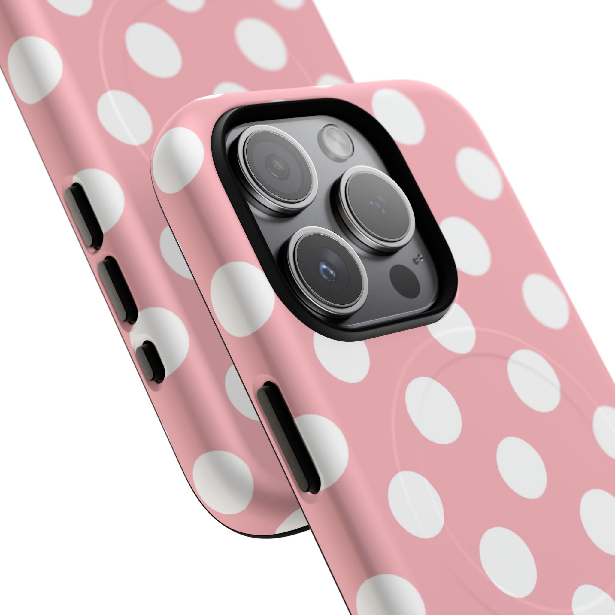 Pink Polka Dot MagSafe Phone Case, Artsulli - Art is Long, Life is Short, Phone Case, , , , , , ,
