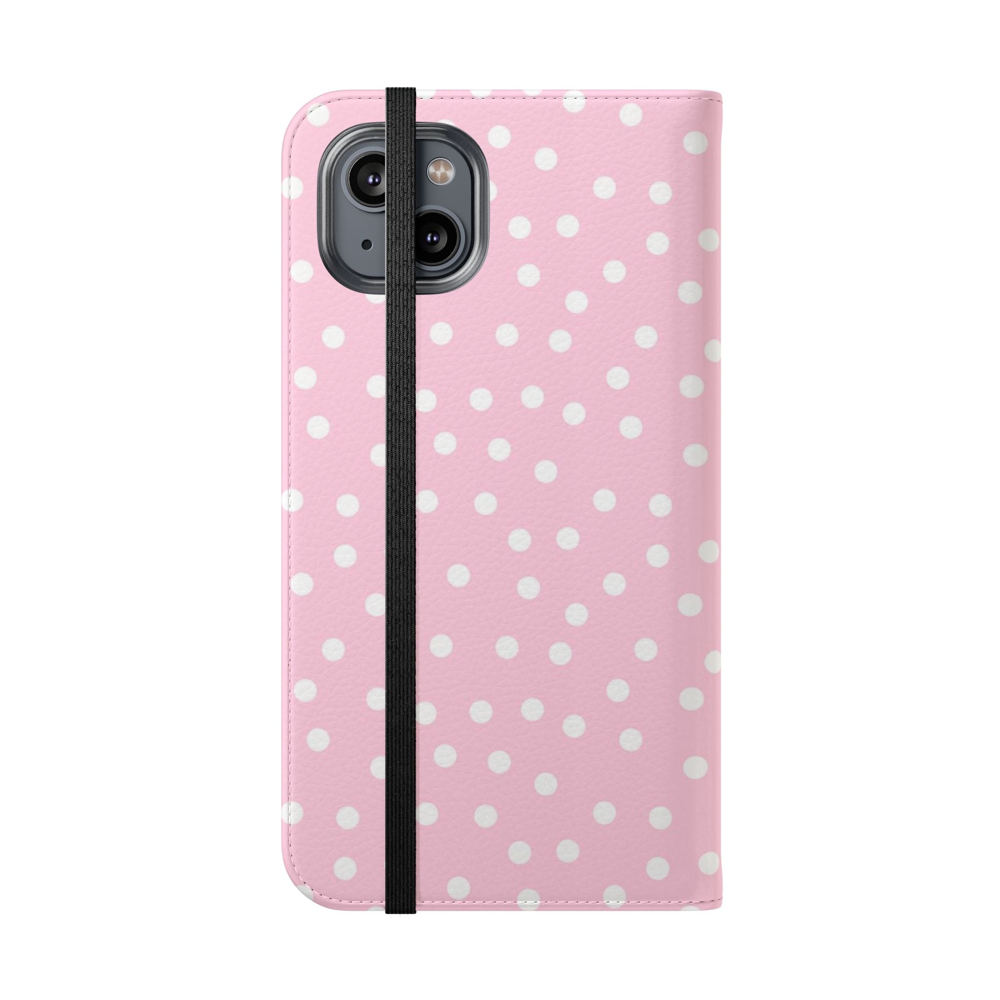 JAKKOUTTHEBXX Pink Polka Dot Phone Flip Cases 2025