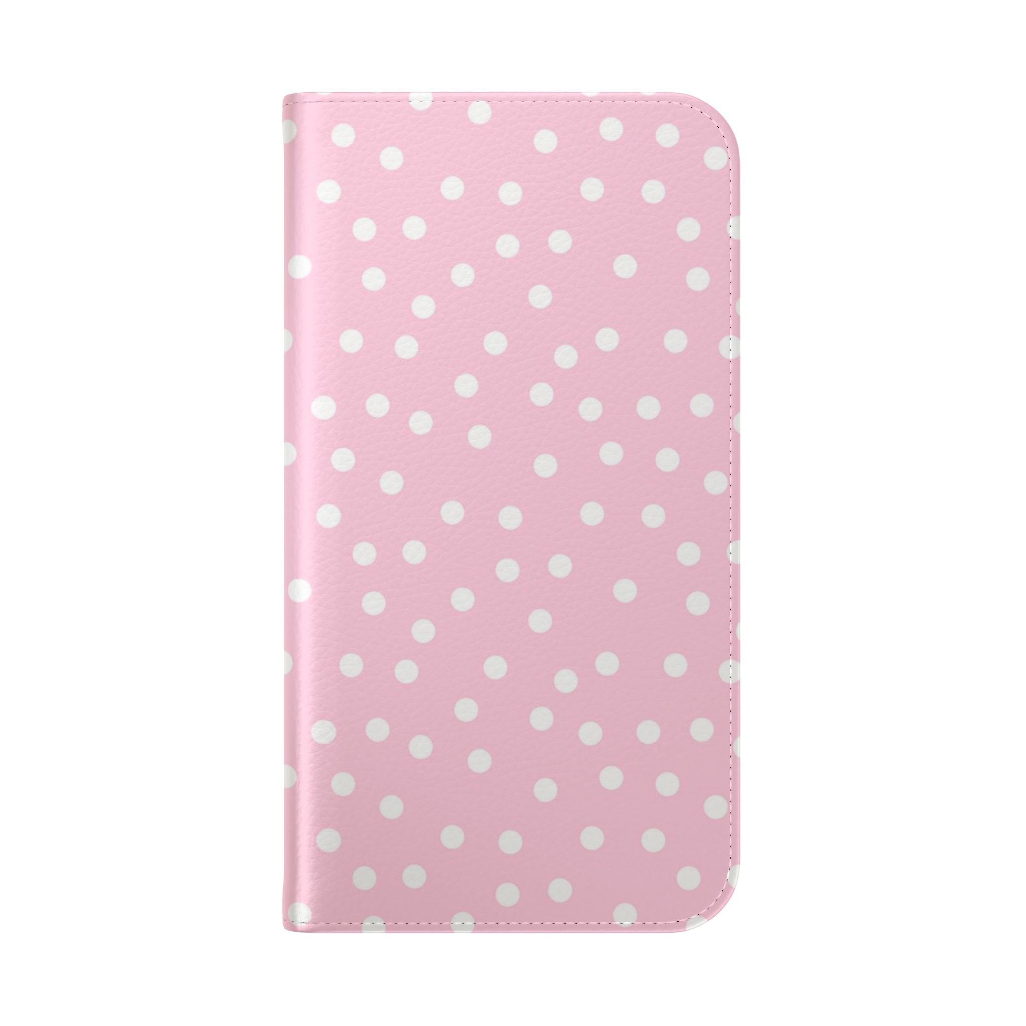 JAKKOUTTHEBXX Pink Polka Dot Phone Flip Cases 2025