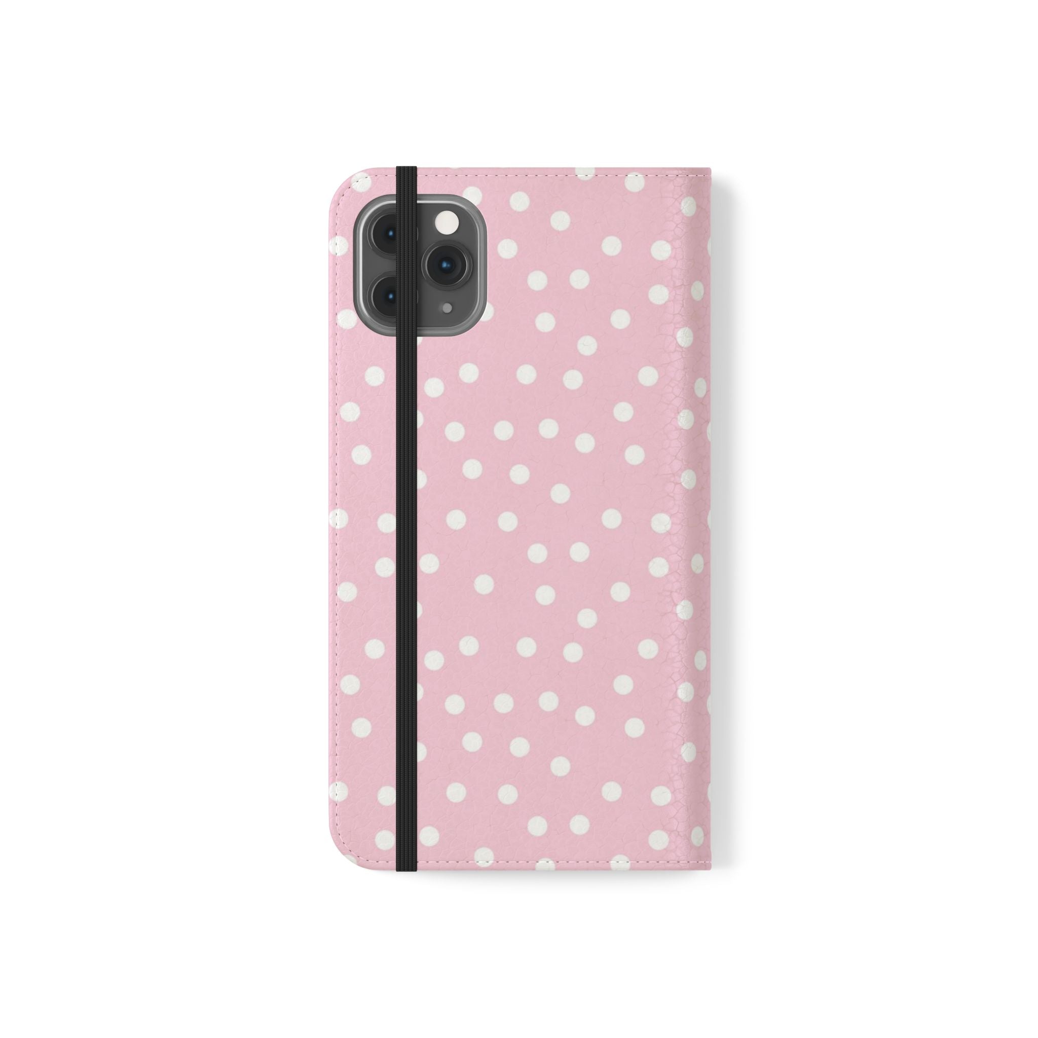 JAKKOUTTHEBXX Pink Polka Dot Phone Flip Cases 2025