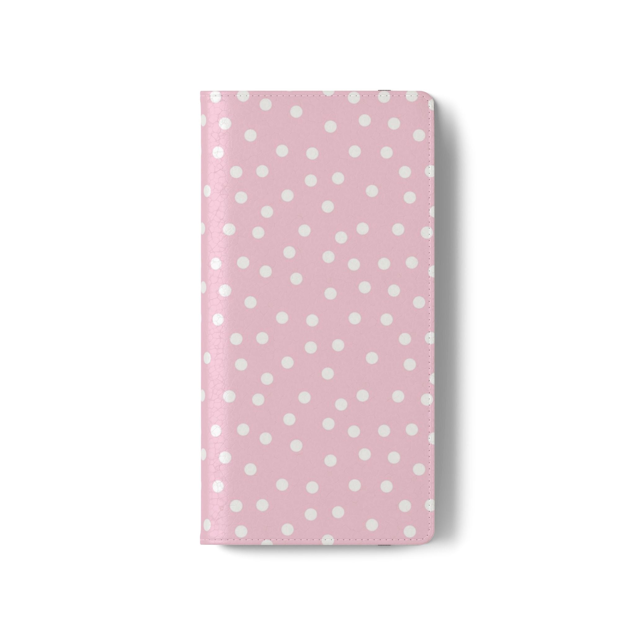 JAKKOUTTHEBXX Pink Polka Dot Phone Flip Cases 2025