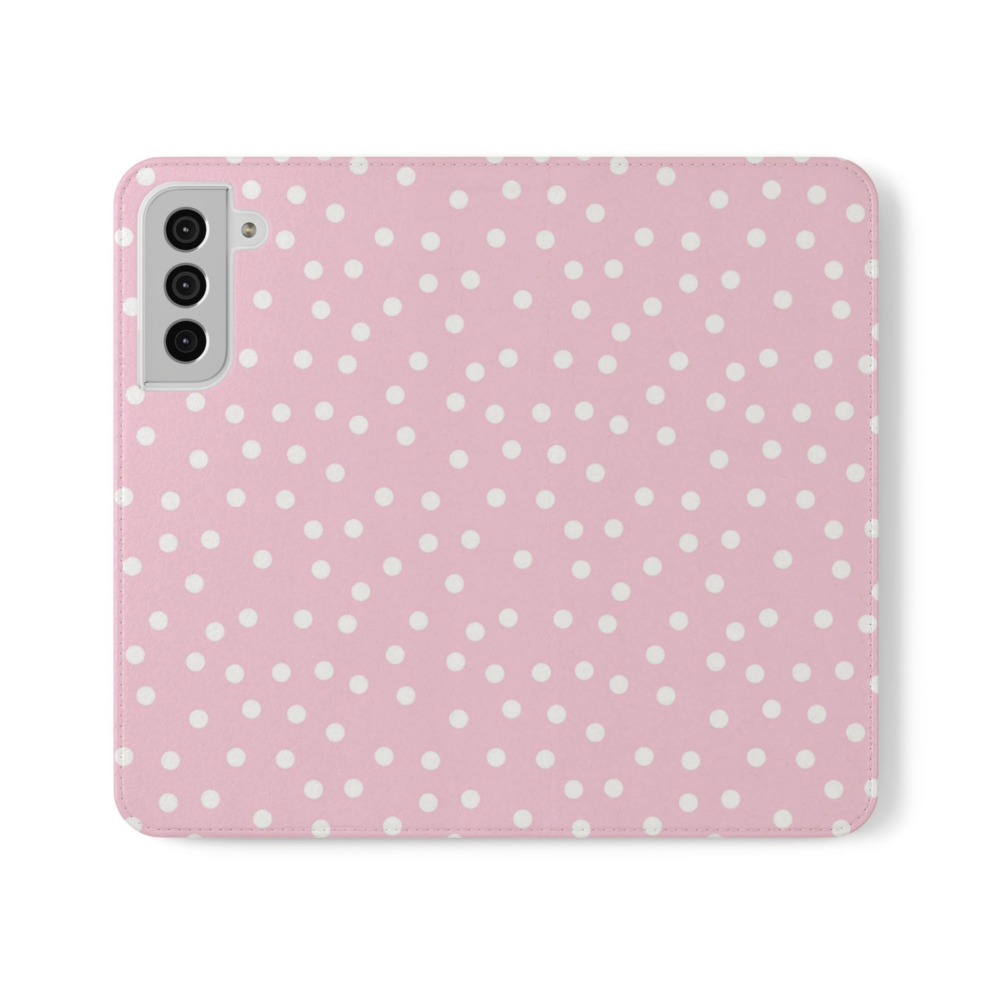 JAKKOUTTHEBXX Pink Polka Dot Phone Flip Cases 2025