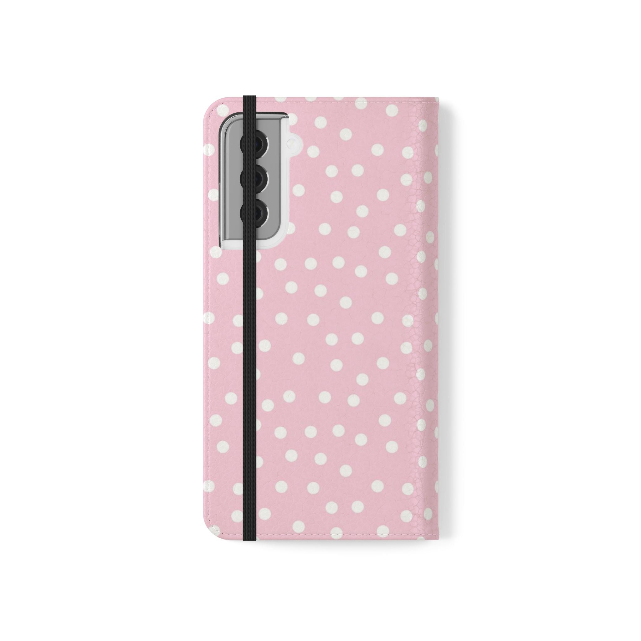JAKKOUTTHEBXX Pink Polka Dot Phone Flip Cases 2025
