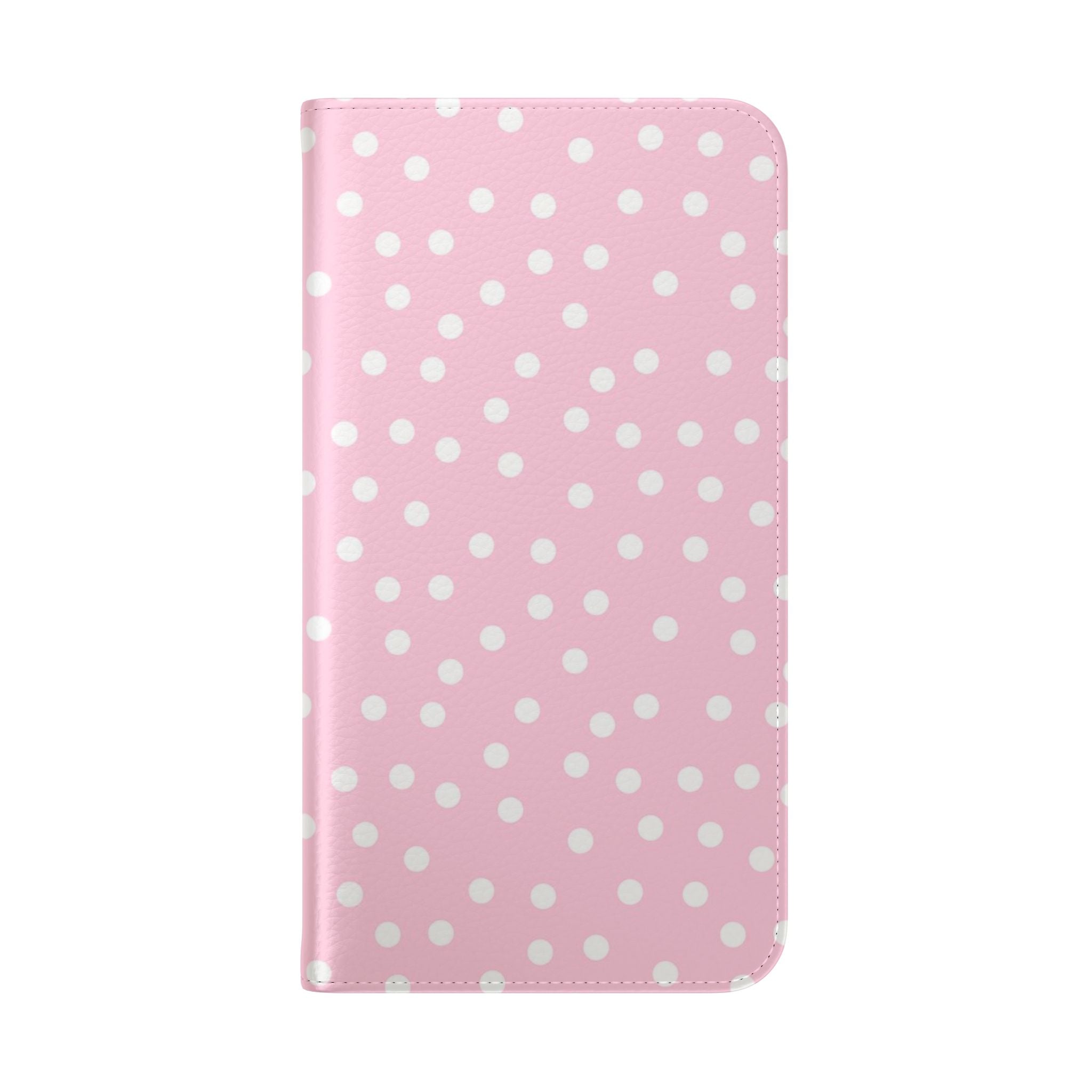 JAKKOUTTHEBXX Pink Polka Dot Phone Flip Cases 2025