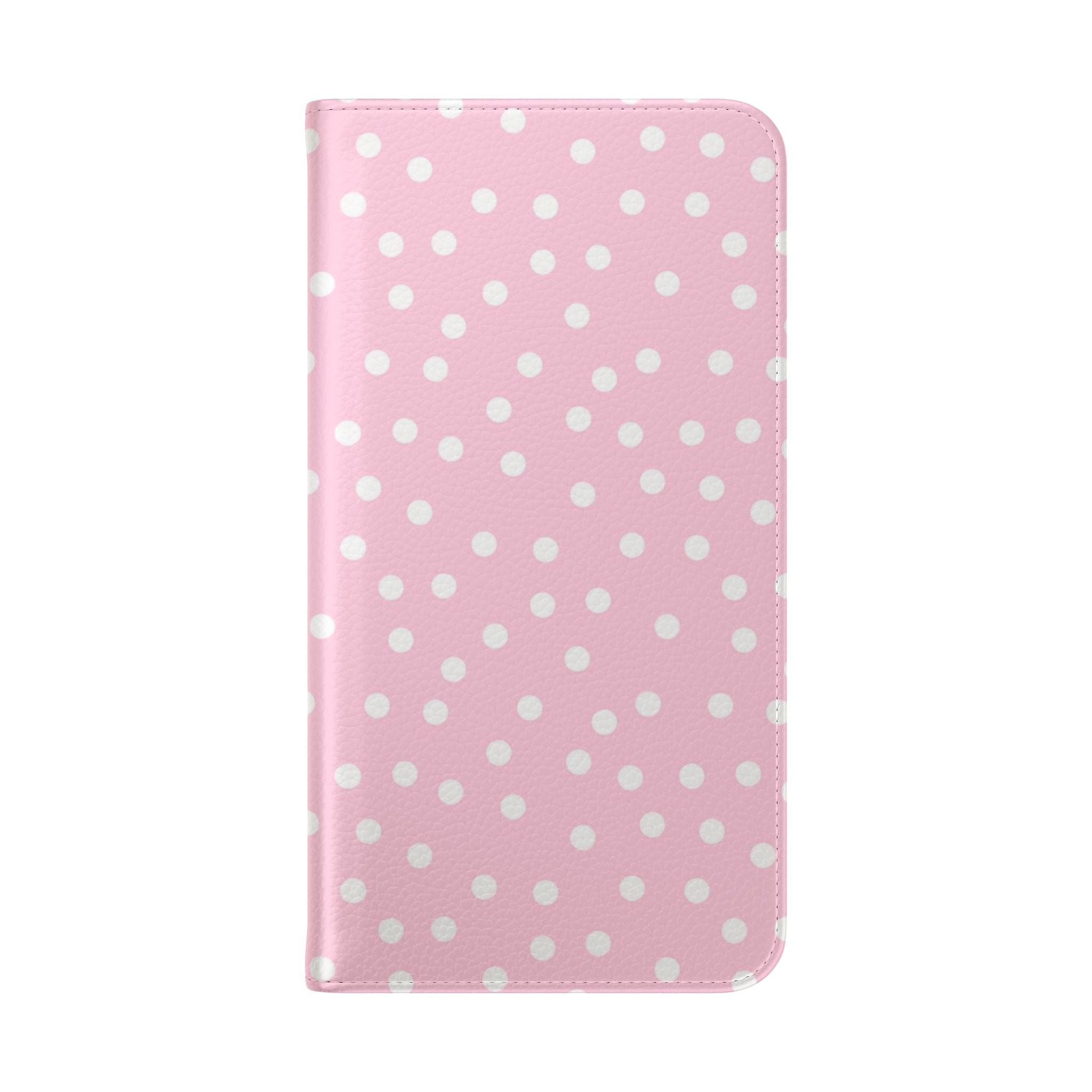 JAKKOUTTHEBXX Pink Polka Dot Phone Flip Cases 2025