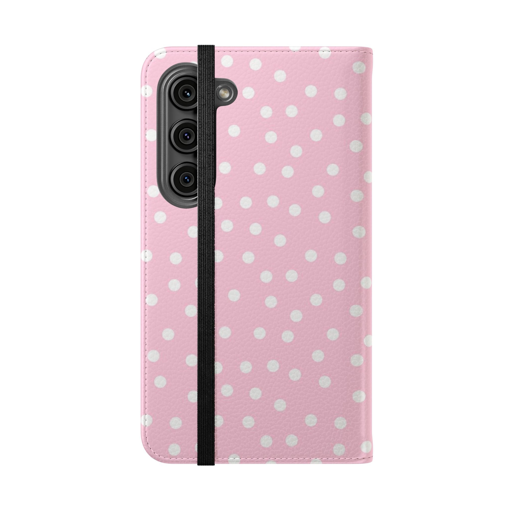 JAKKOUTTHEBXX Pink Polka Dot Phone Flip Cases 2025