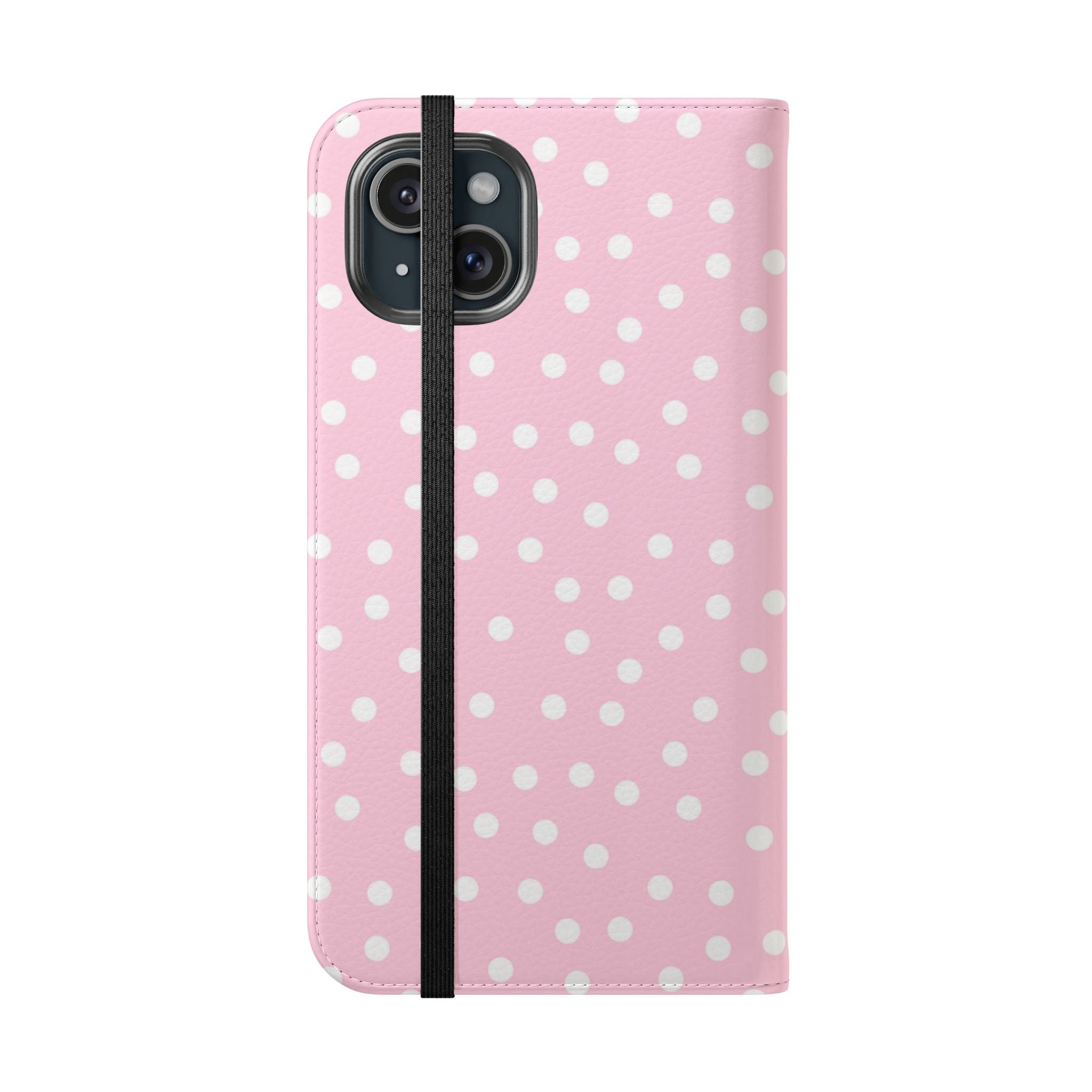 JAKKOUTTHEBXX Pink Polka Dot Phone Flip Cases 2025