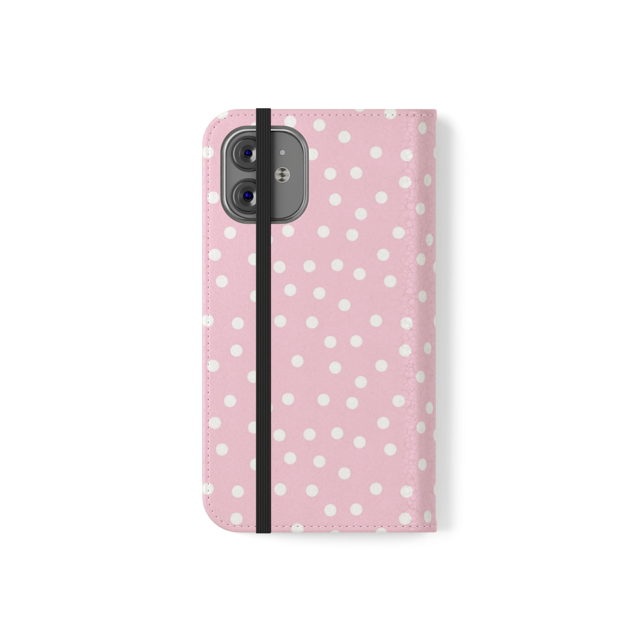 JAKKOUTTHEBXX Pink Polka Dot Phone Flip Cases 2025