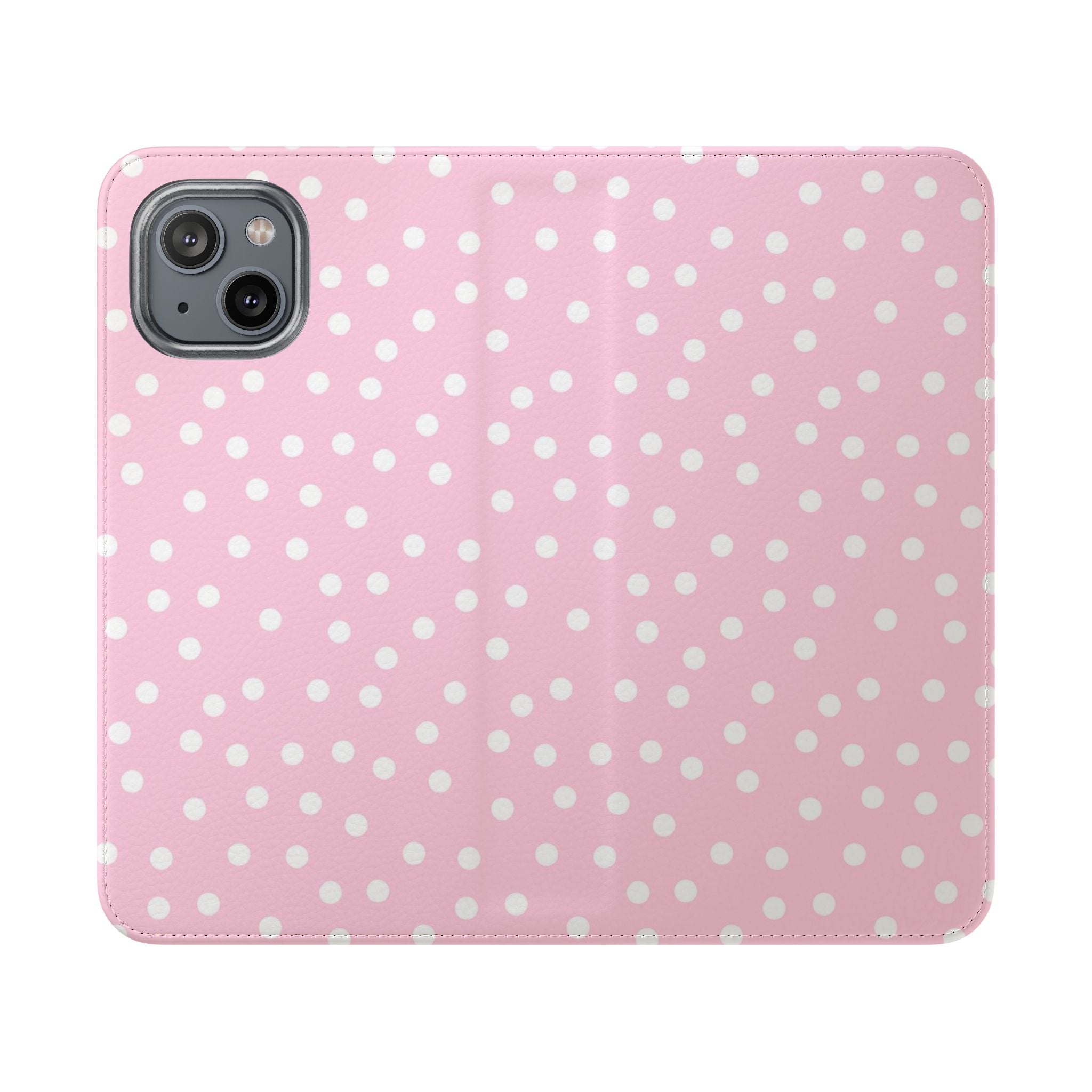 JAKKOUTTHEBXX Pink Polka Dot Phone Flip Cases 2025