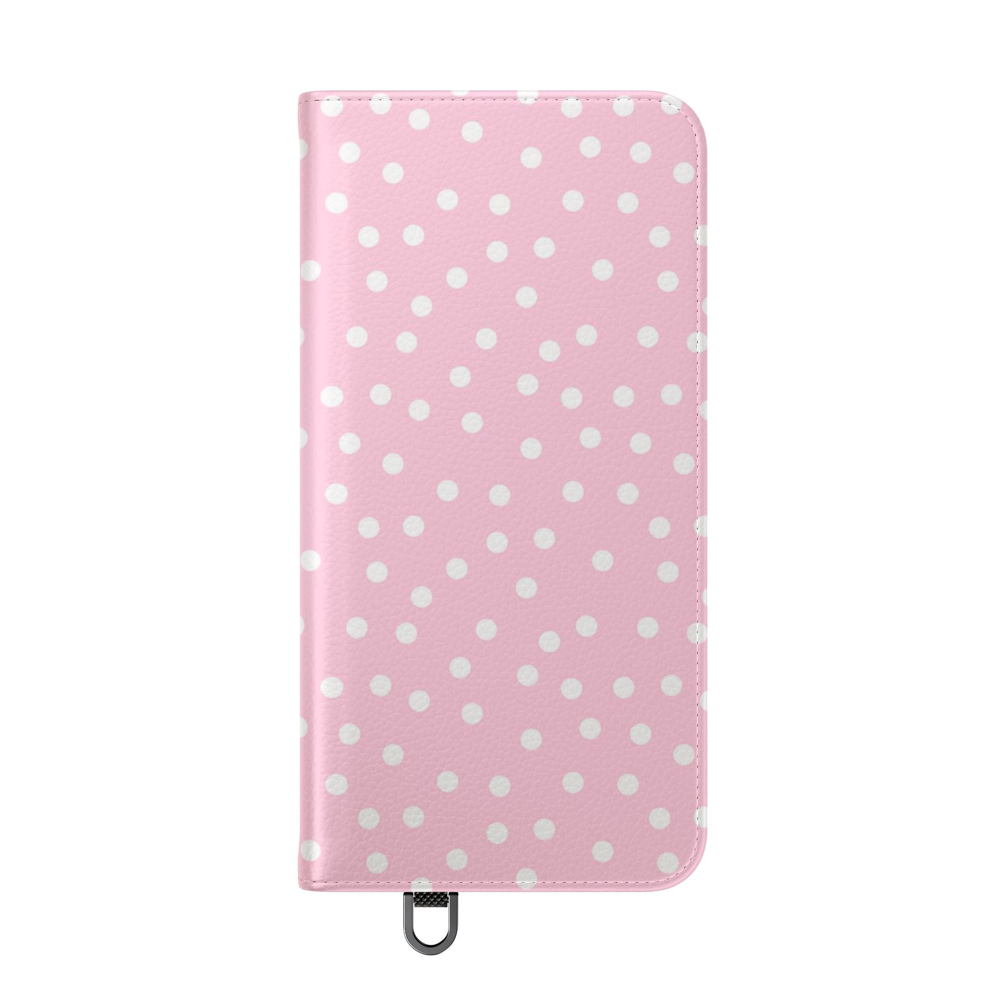 JAKKOUTTHEBXX Pink Polka Dot Phone Flip Cases 2025
