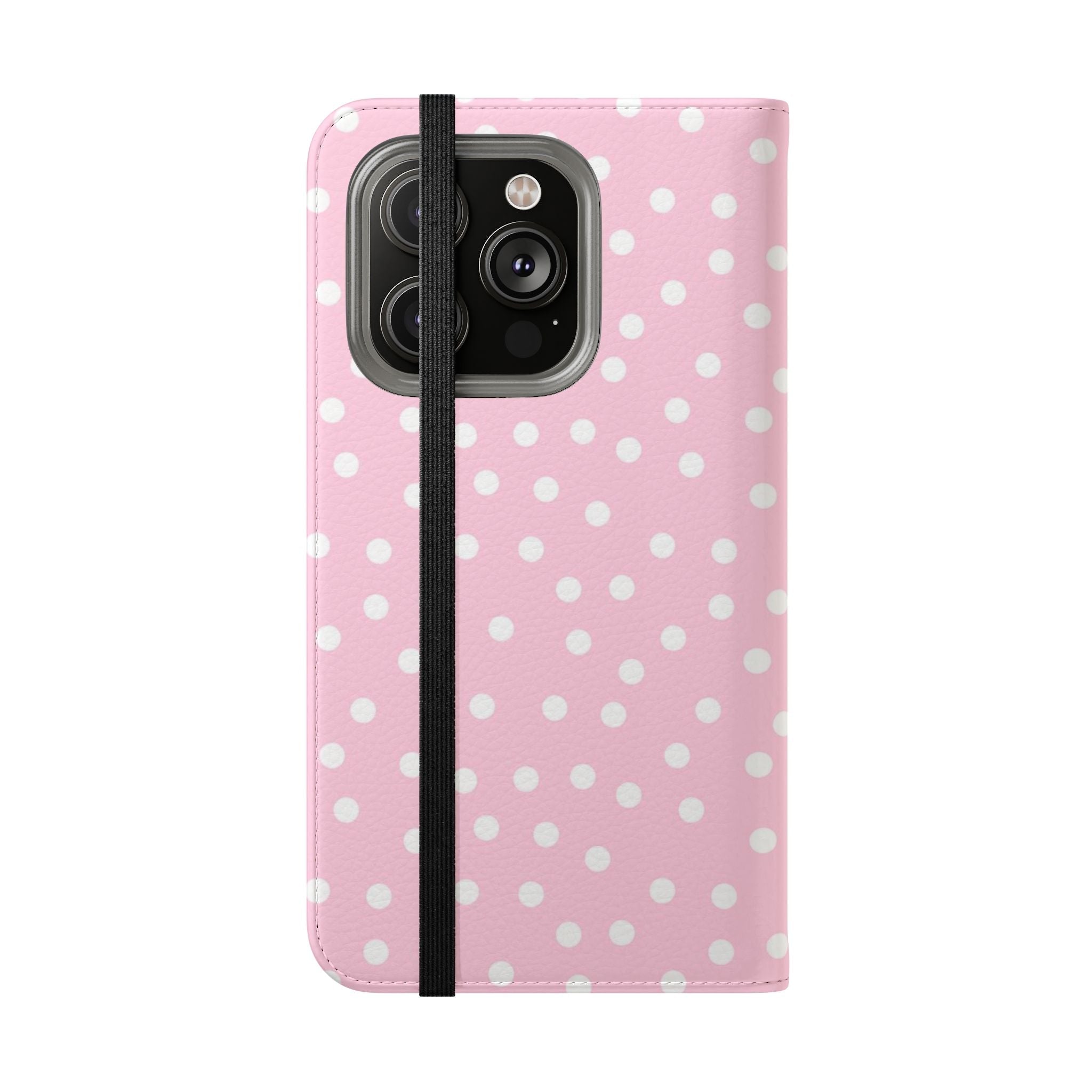 JAKKOUTTHEBXX Pink Polka Dot Phone Flip Cases 2025