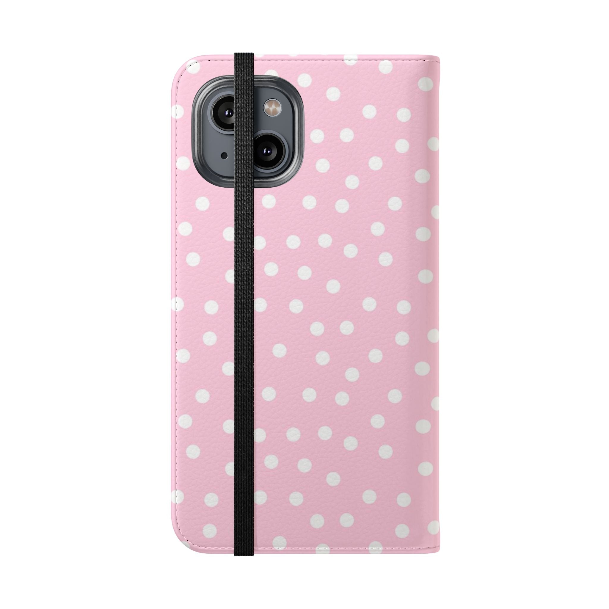 JAKKOUTTHEBXX Pink Polka Dot Phone Flip Cases 2025