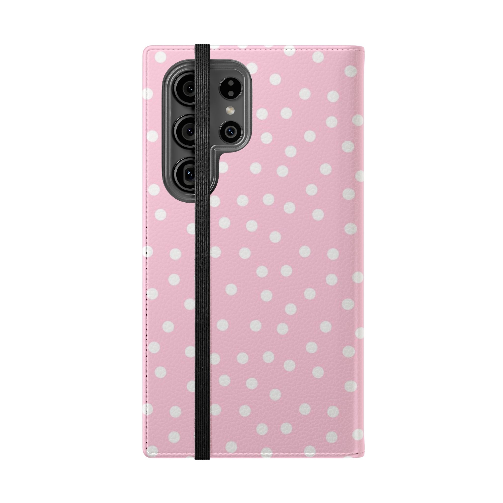 JAKKOUTTHEBXX Pink Polka Dot Phone Flip Cases 2025