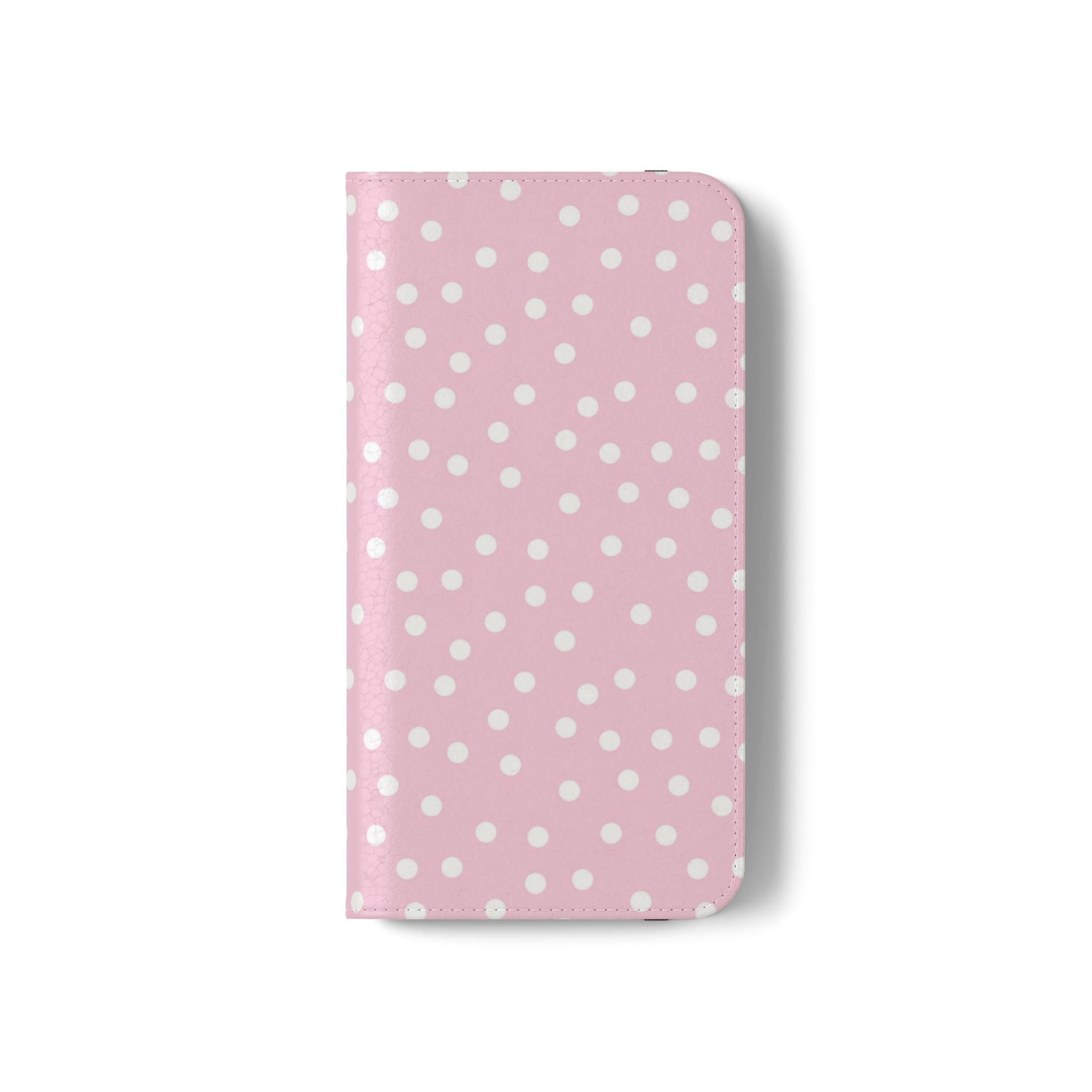 JAKKOUTTHEBXX Pink Polka Dot Phone Flip Cases 2025