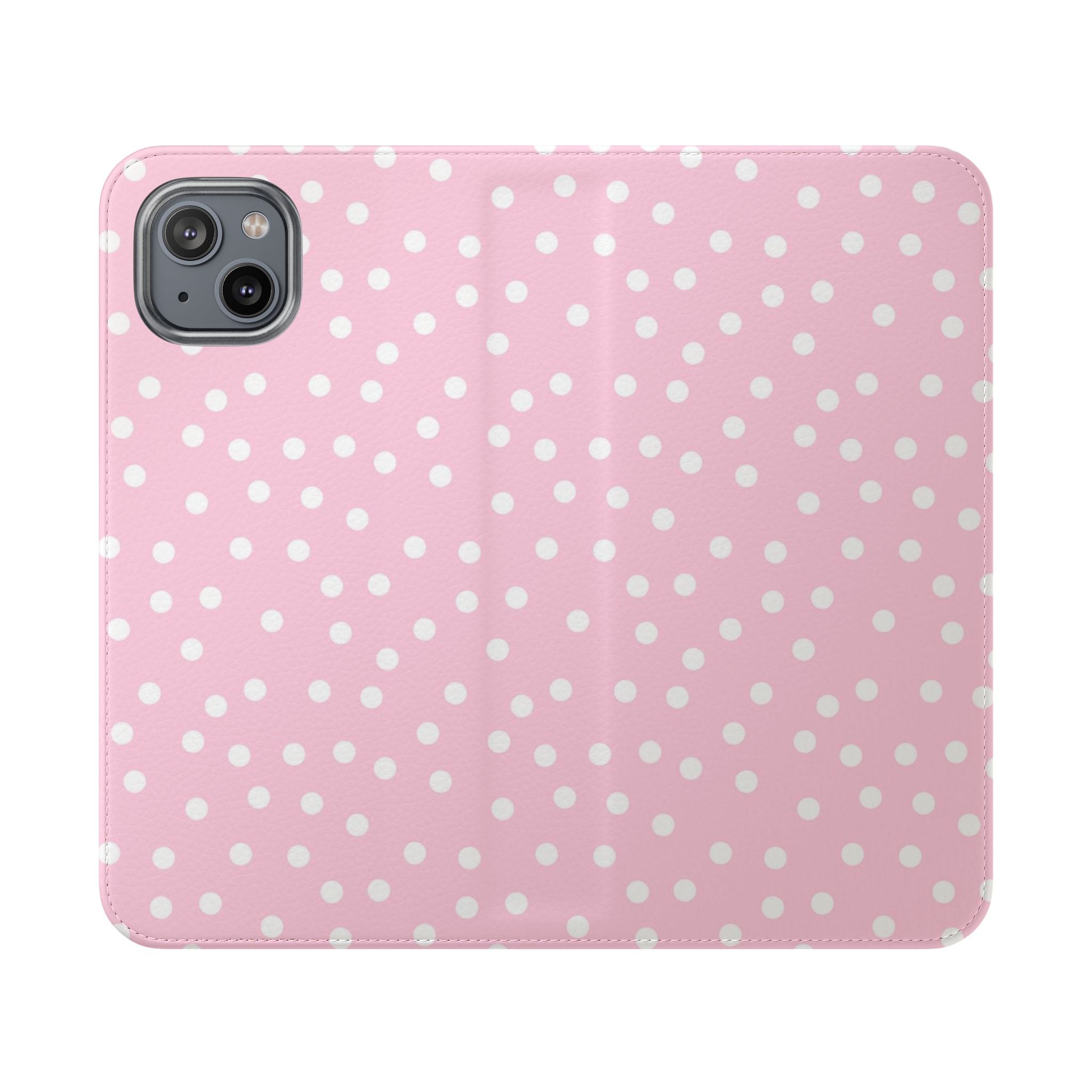 JAKKOUTTHEBXX Pink Polka Dot Phone Flip Cases 2025