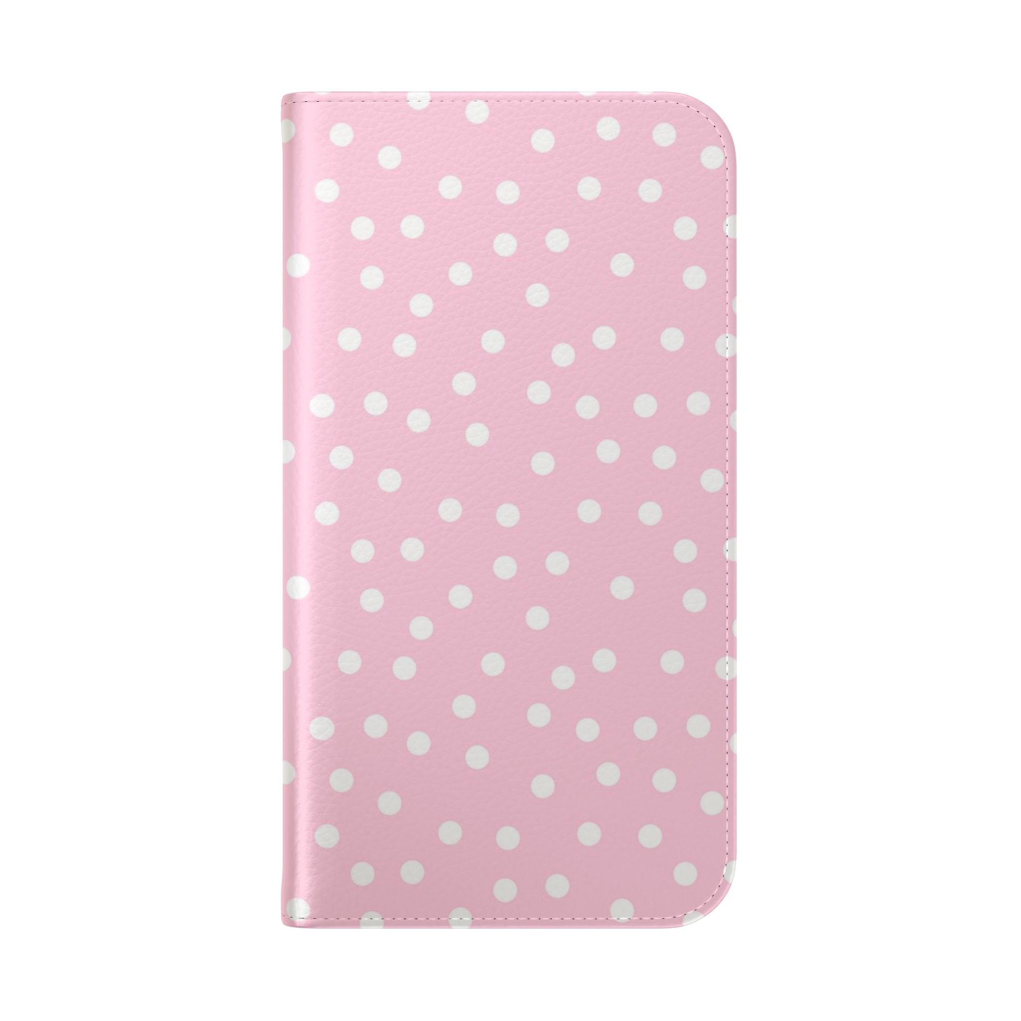 JAKKOUTTHEBXX Pink Polka Dot Phone Flip Cases 2025