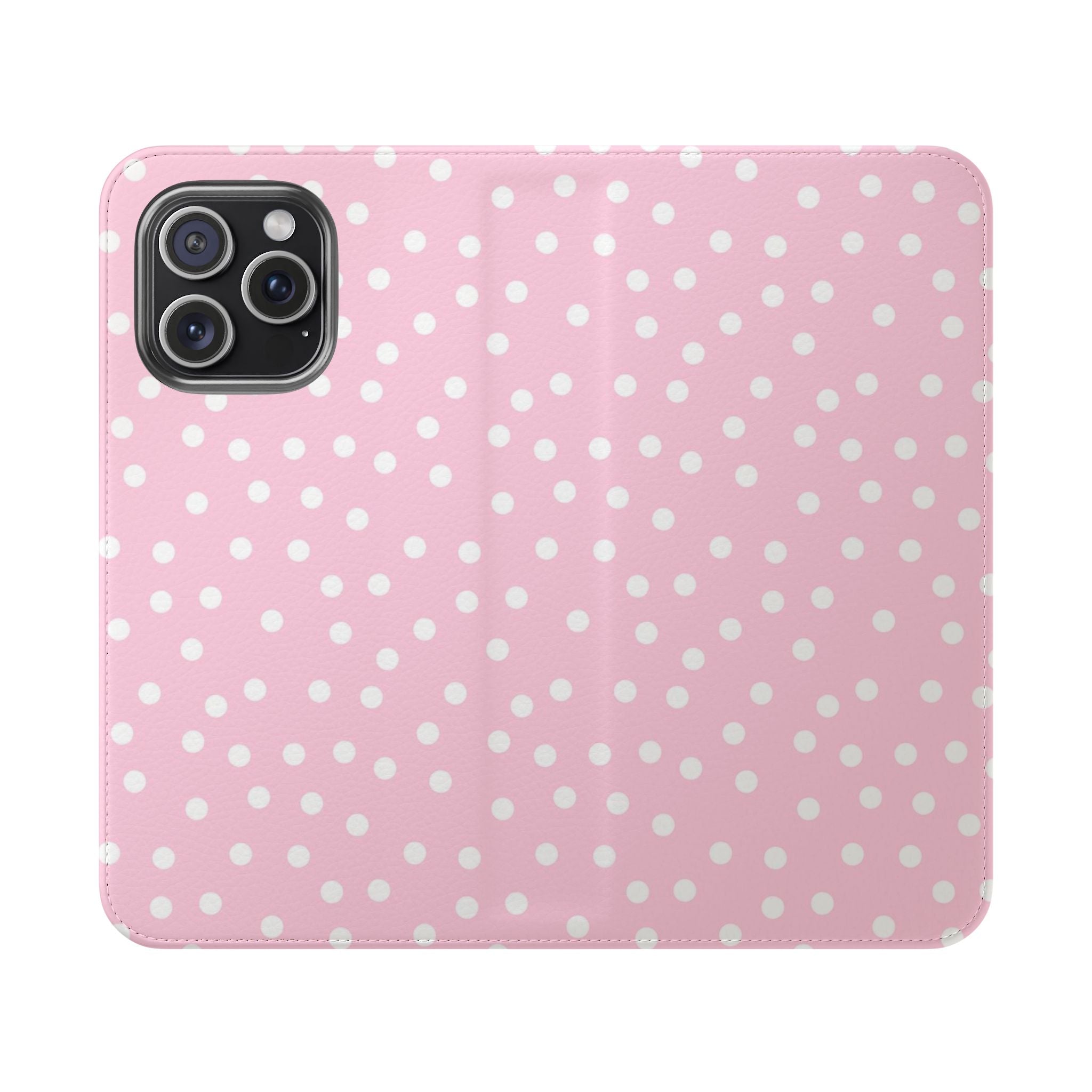 JAKKOUTTHEBXX Pink Polka Dot Phone Flip Cases 2025
