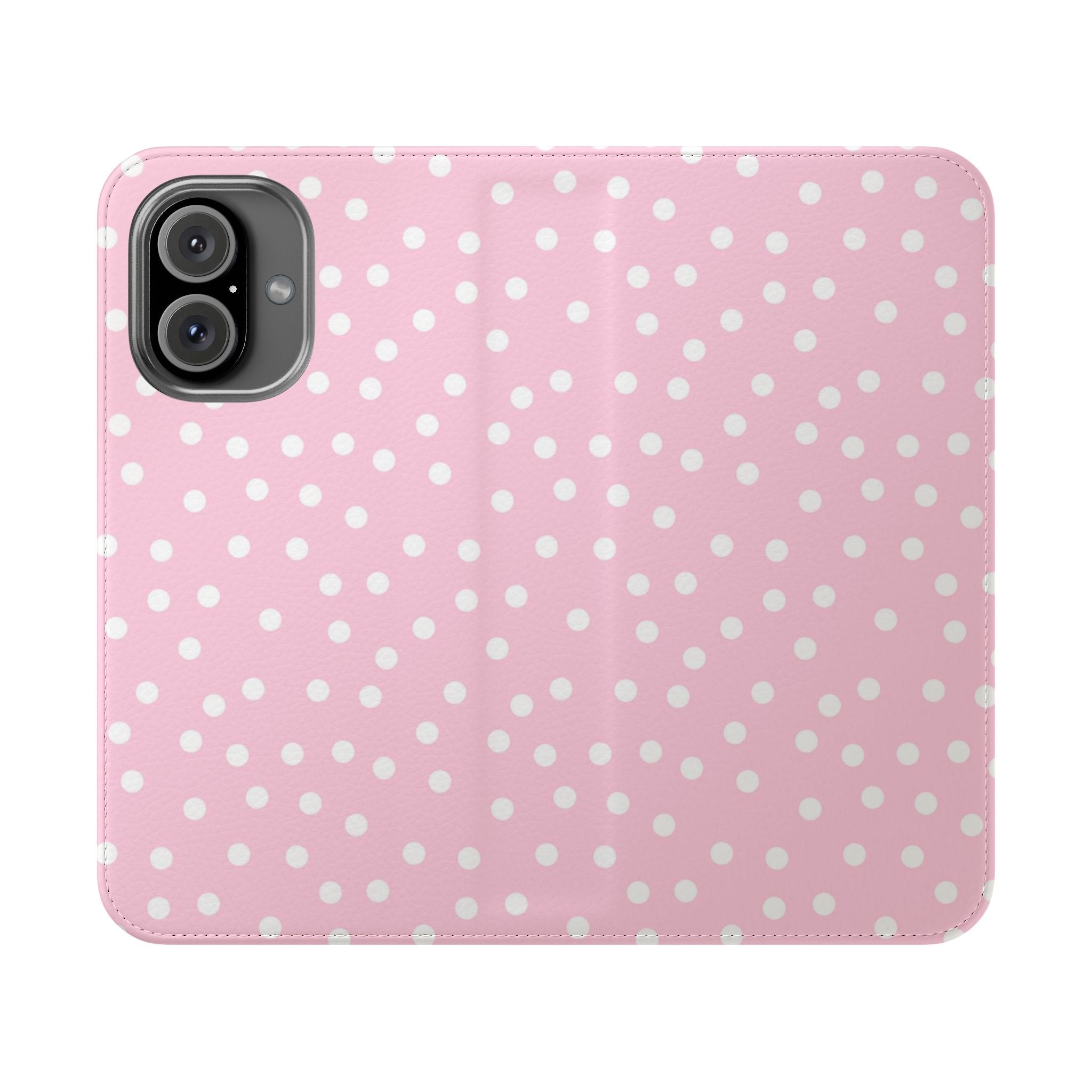 JAKKOUTTHEBXX Pink Polka Dot Phone Flip Cases 2025